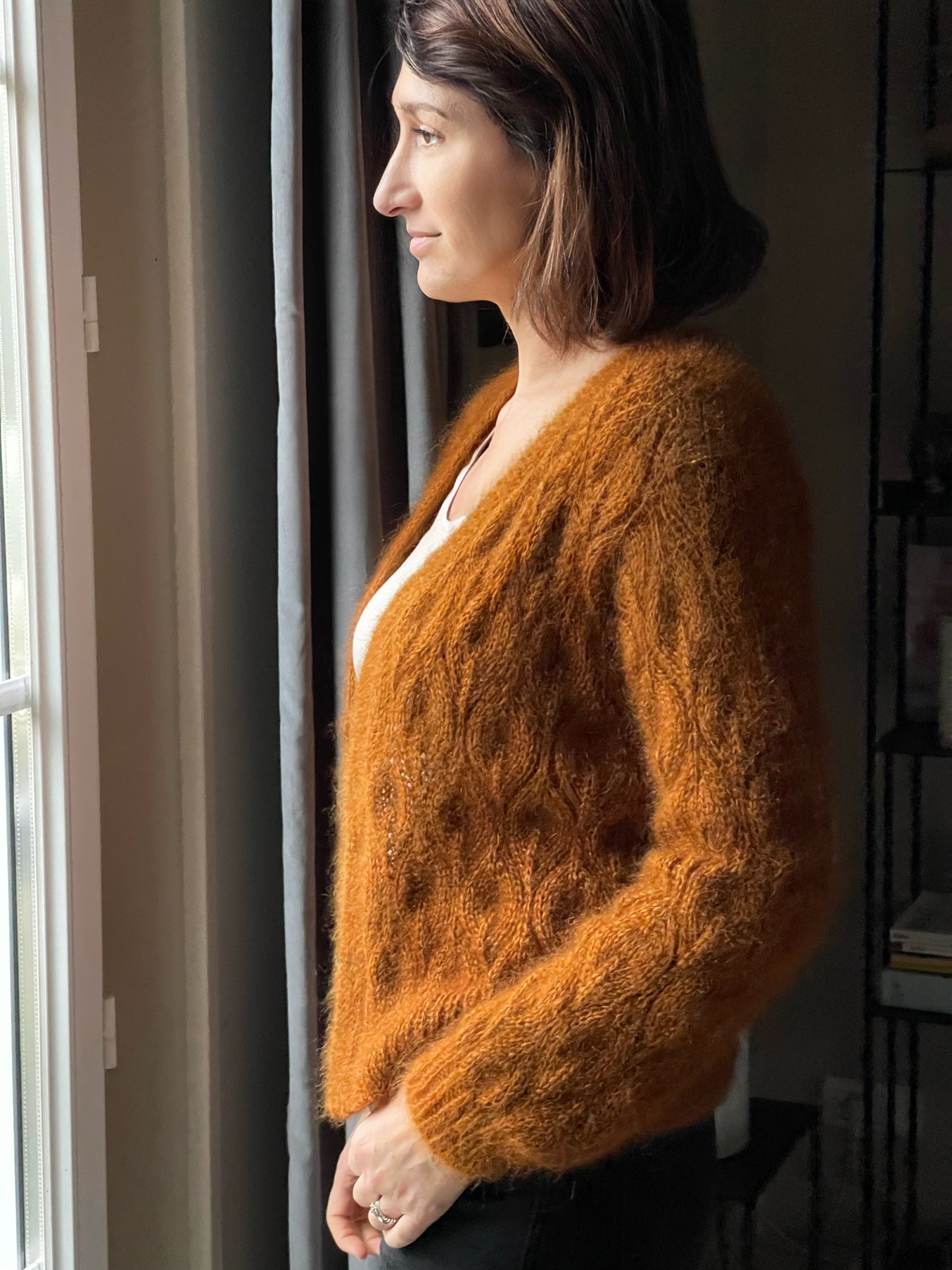 Olive Cardigan Kit Laine Woolietteminiseries