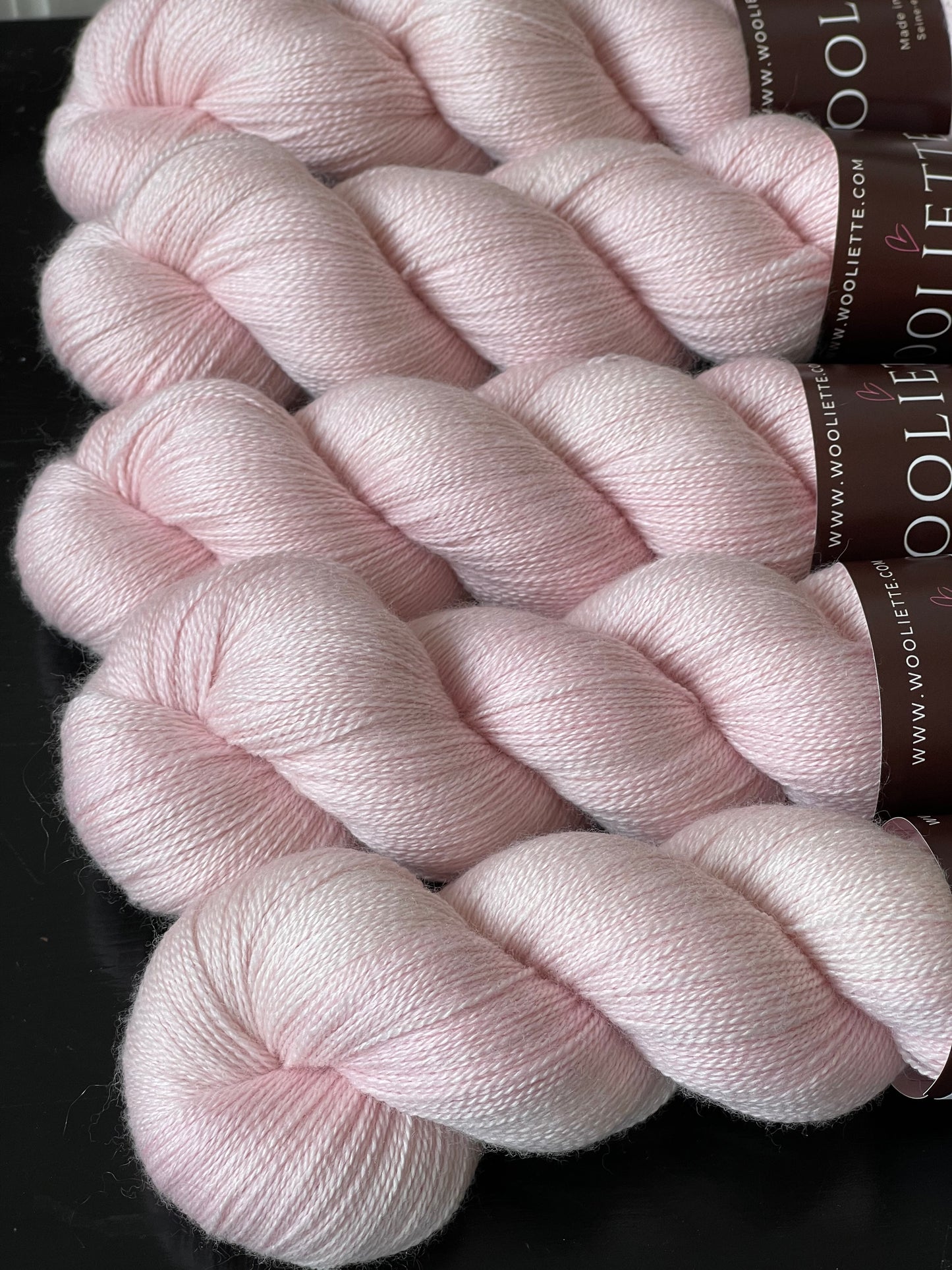 Silky Lace Merino & Soie Soft Pink