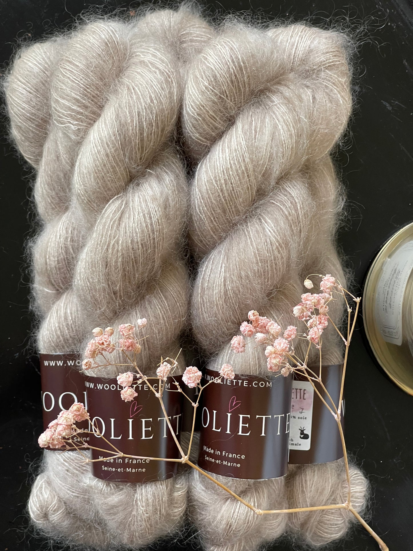 Doucette Kid Mohair & Soie Café Latte