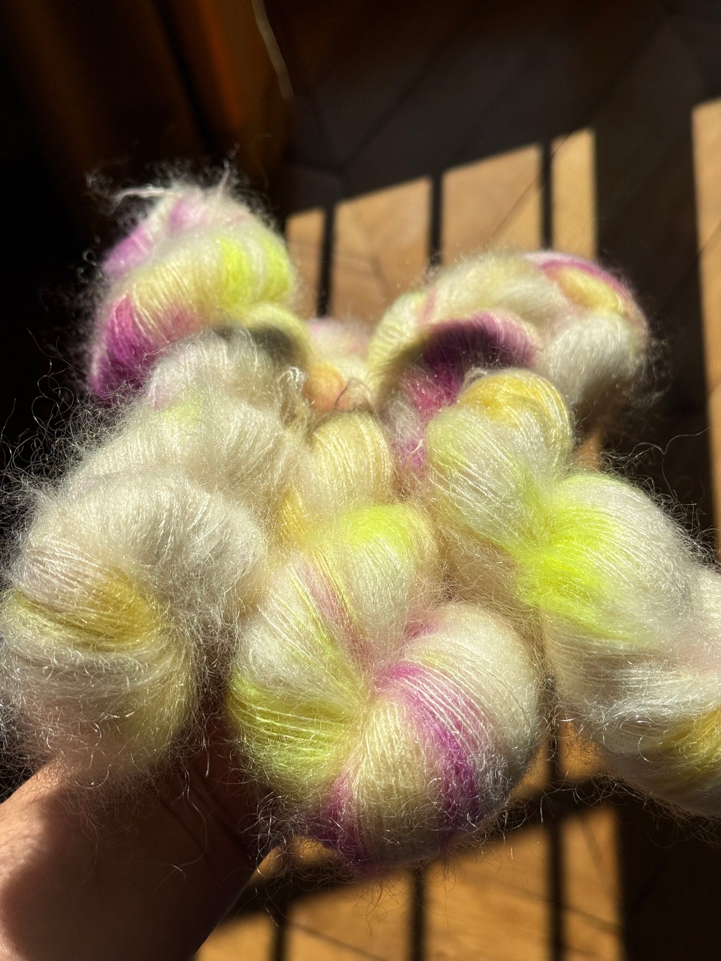 Doucette Kid Mohair & Soie Happy Colours Yellow Stone
