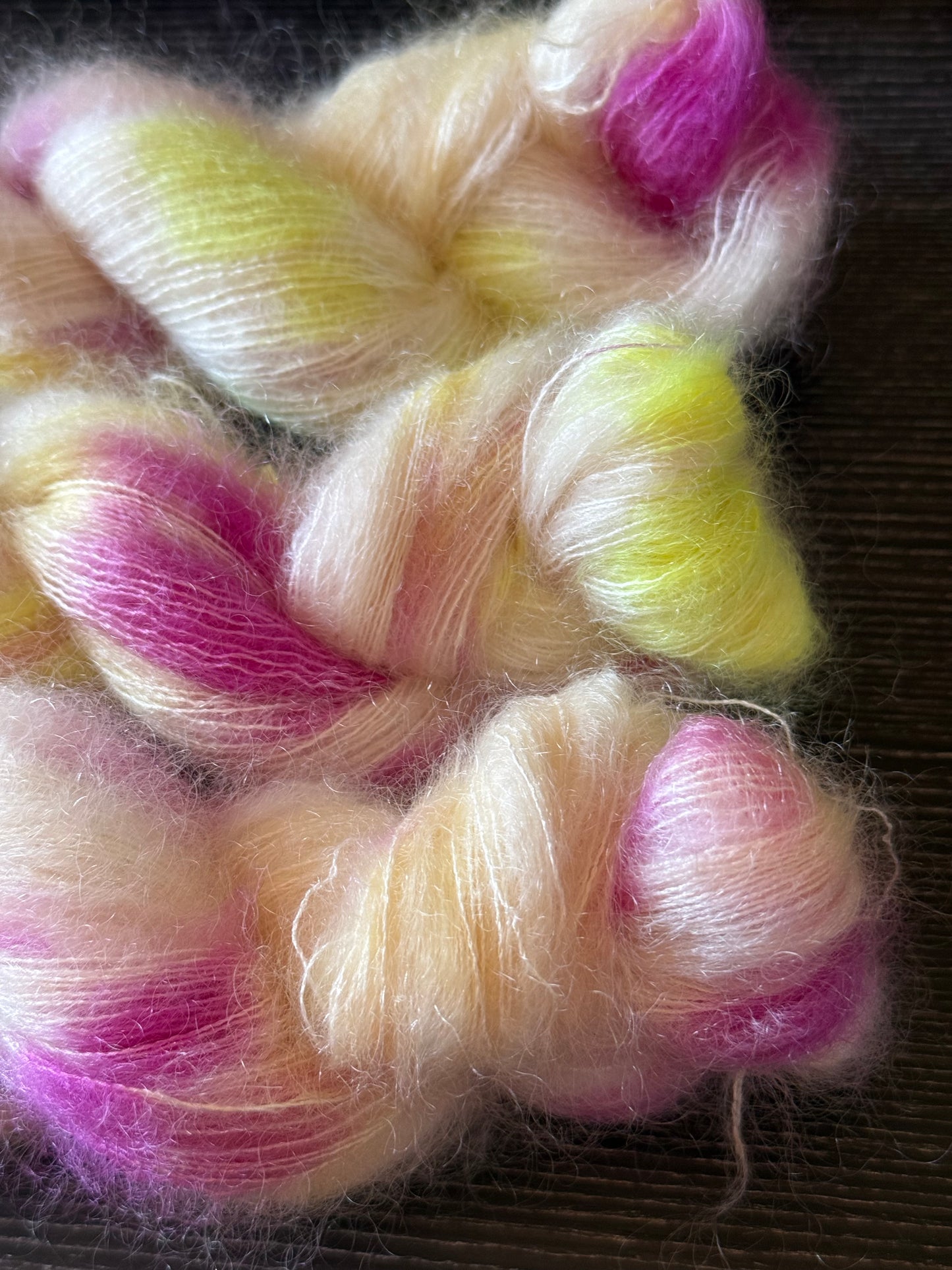 Doucette Kid Mohair & Soie Happy Colours Yellow Stone