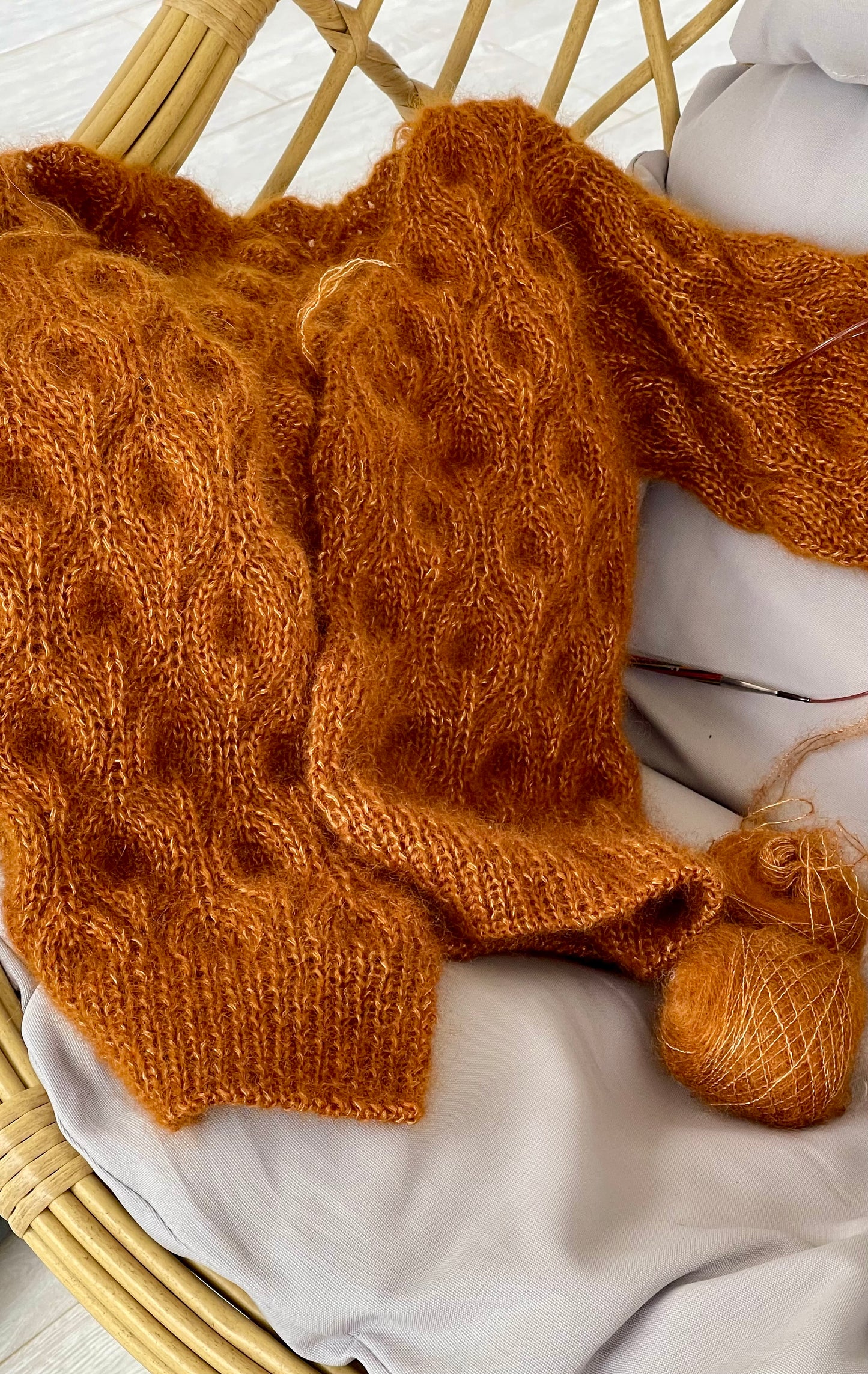 Olive Cardigan Kit Laine Woolietteminiseries