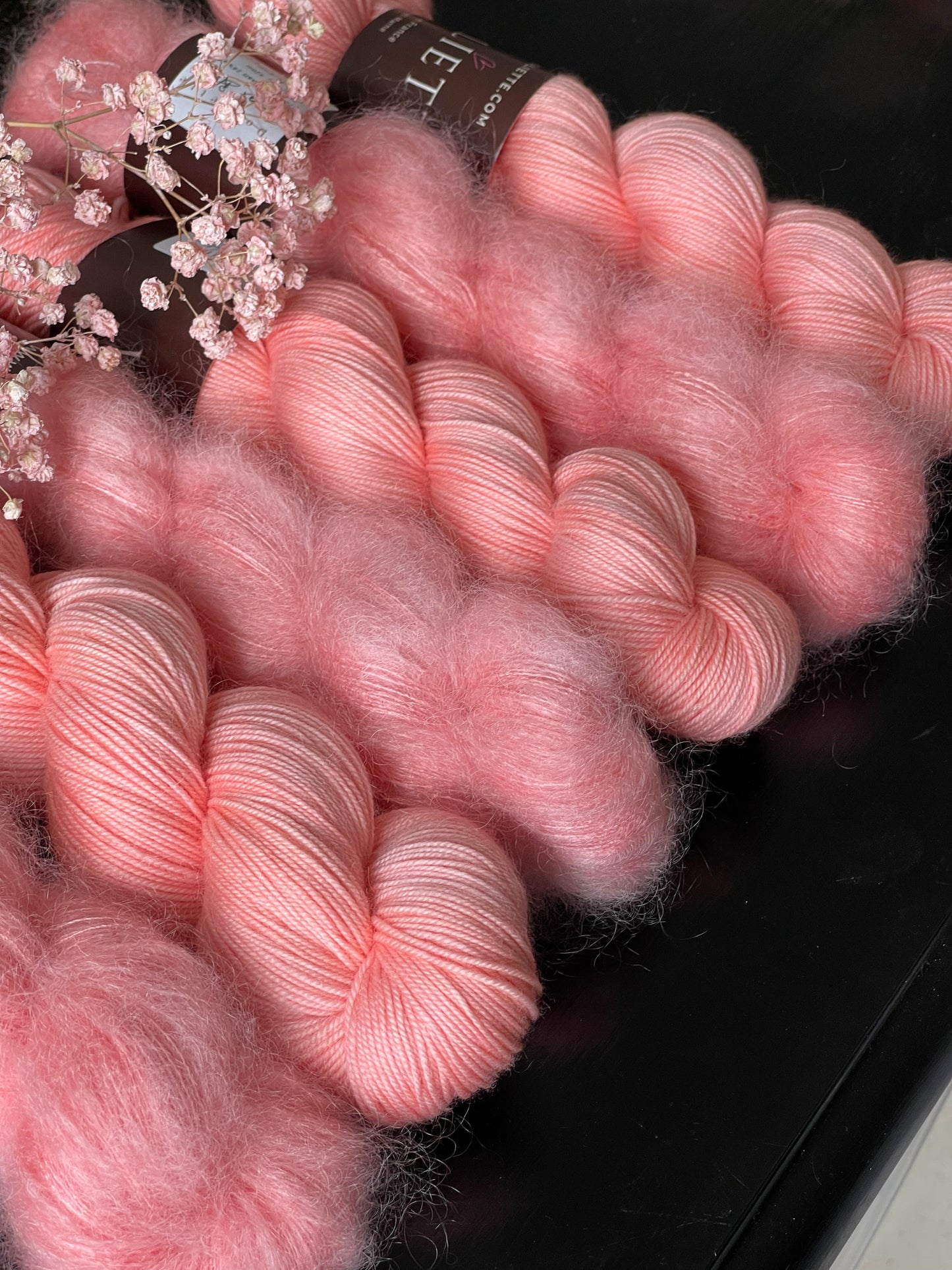 Doucette Kid Mohair & Soie Coral Blush