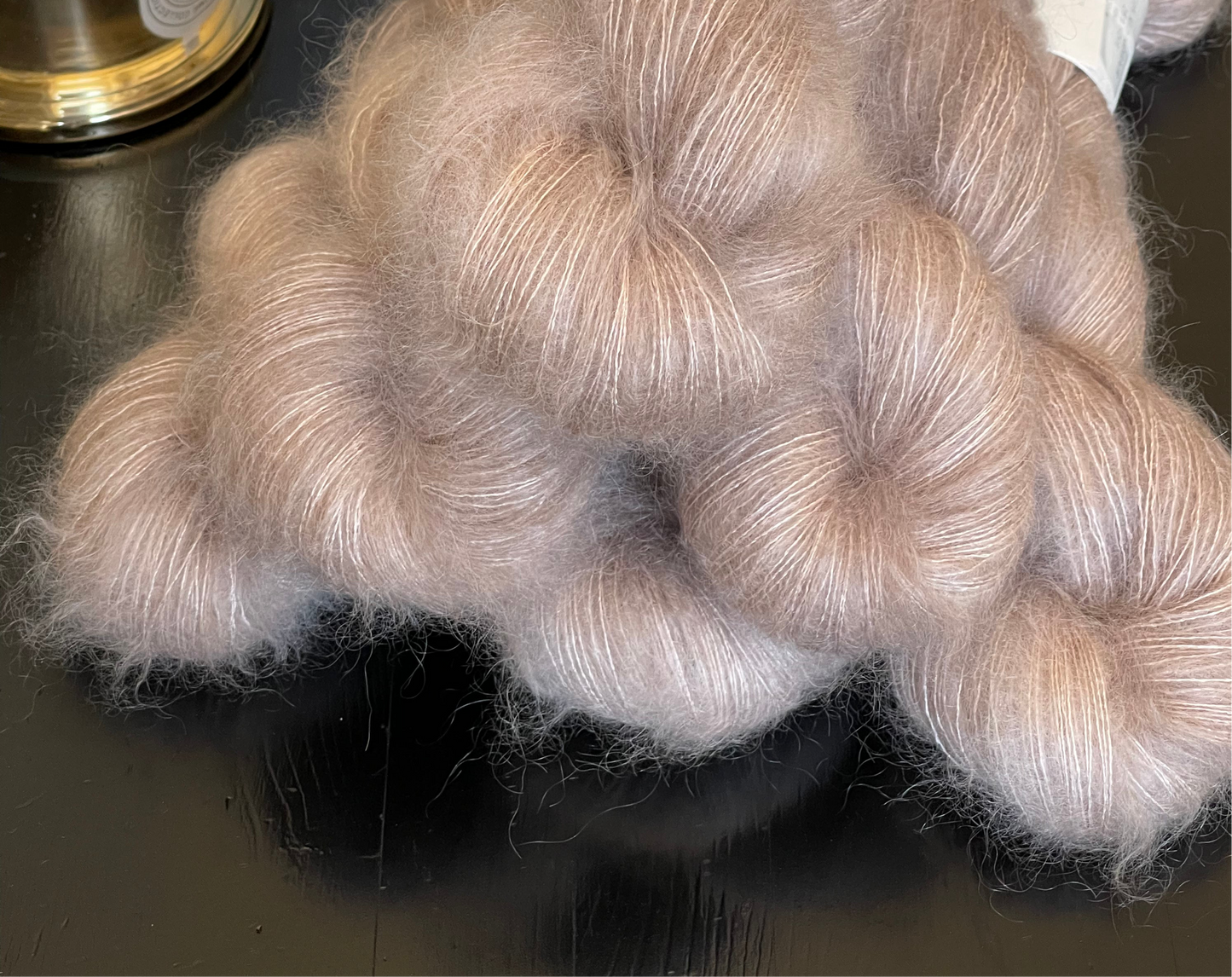 Doucette Kid Mohair & Soie Café Latte