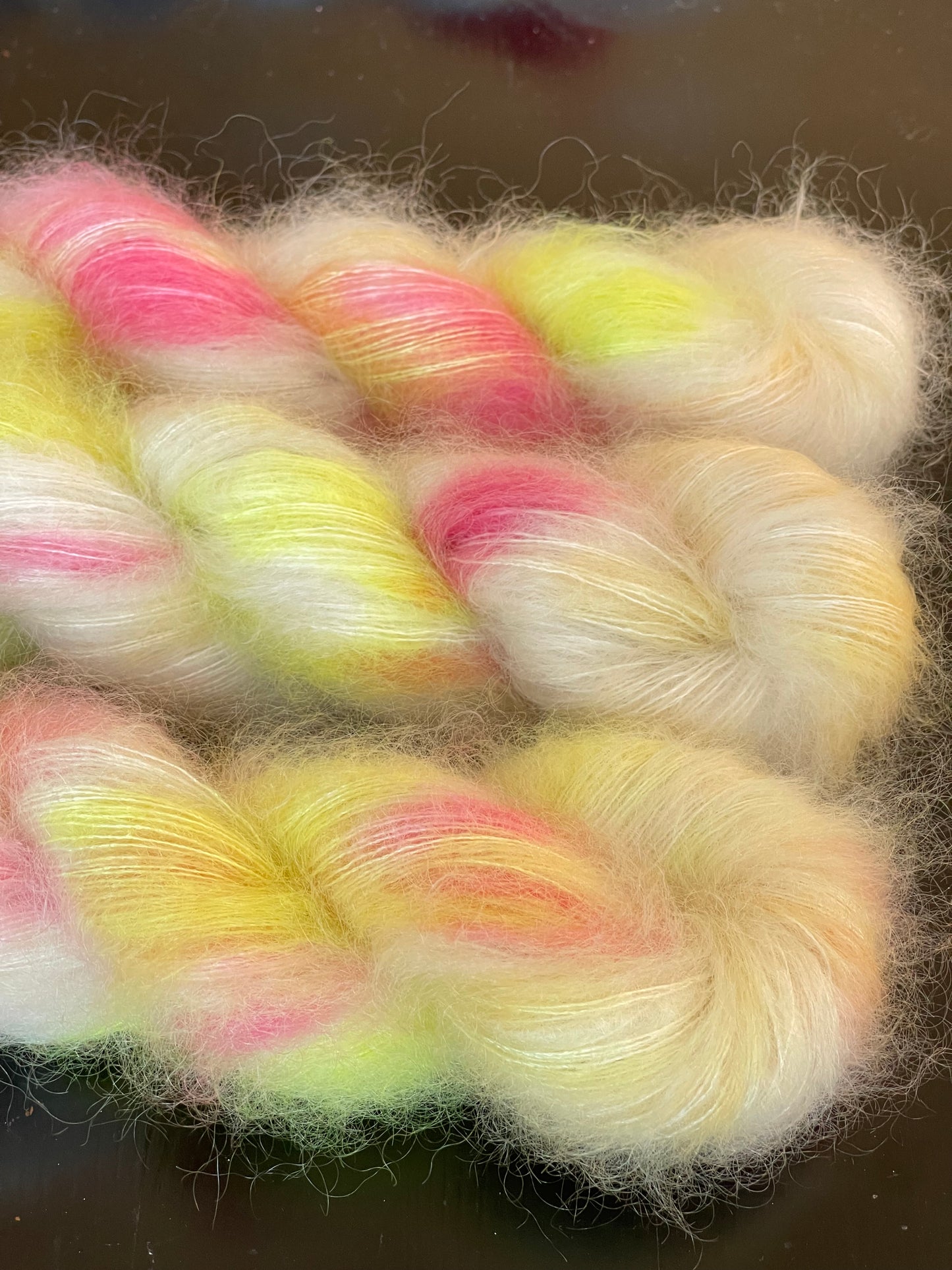 Doucette Kid Mohair & Soie Happy Colours Yellow Stone