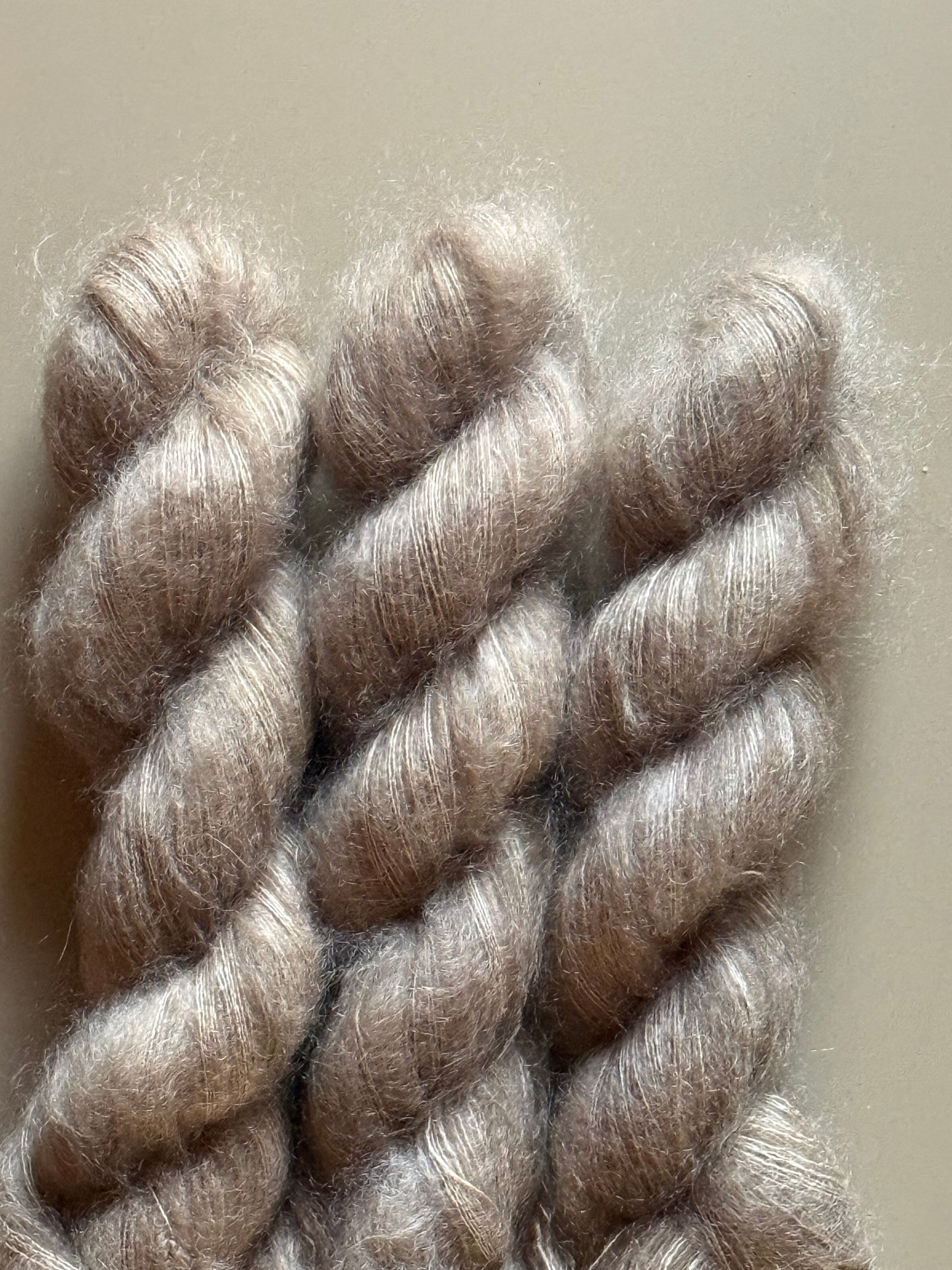 Doucette Kid Mohair & Soie Café Croissant