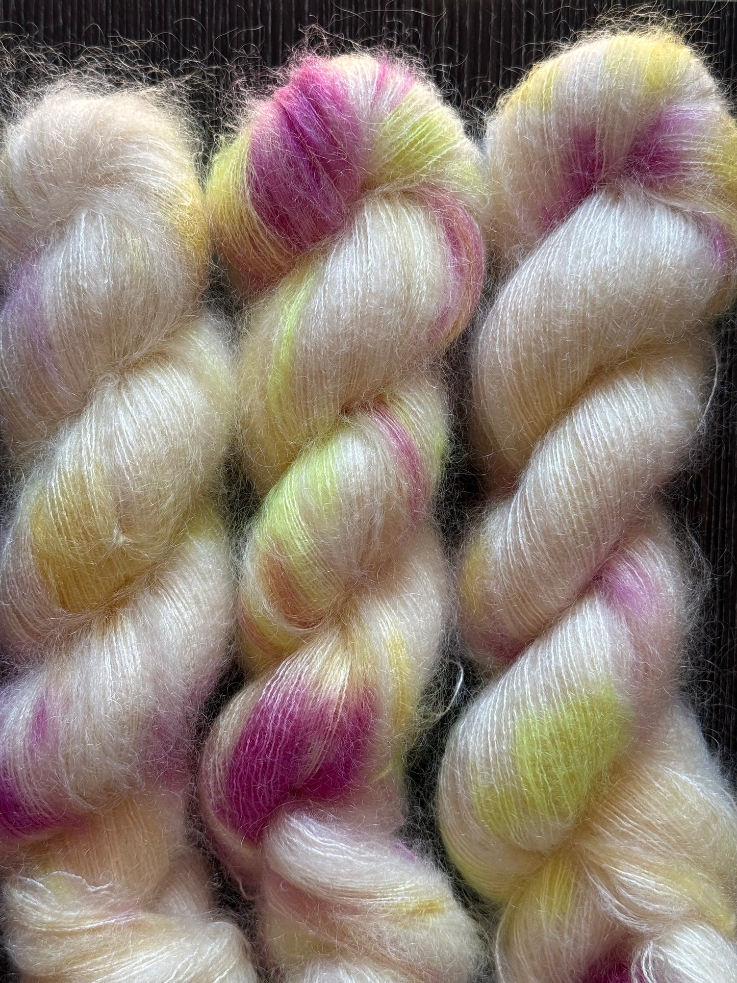 Doucette Kid Mohair & Soie Happy Colours Yellow Stone