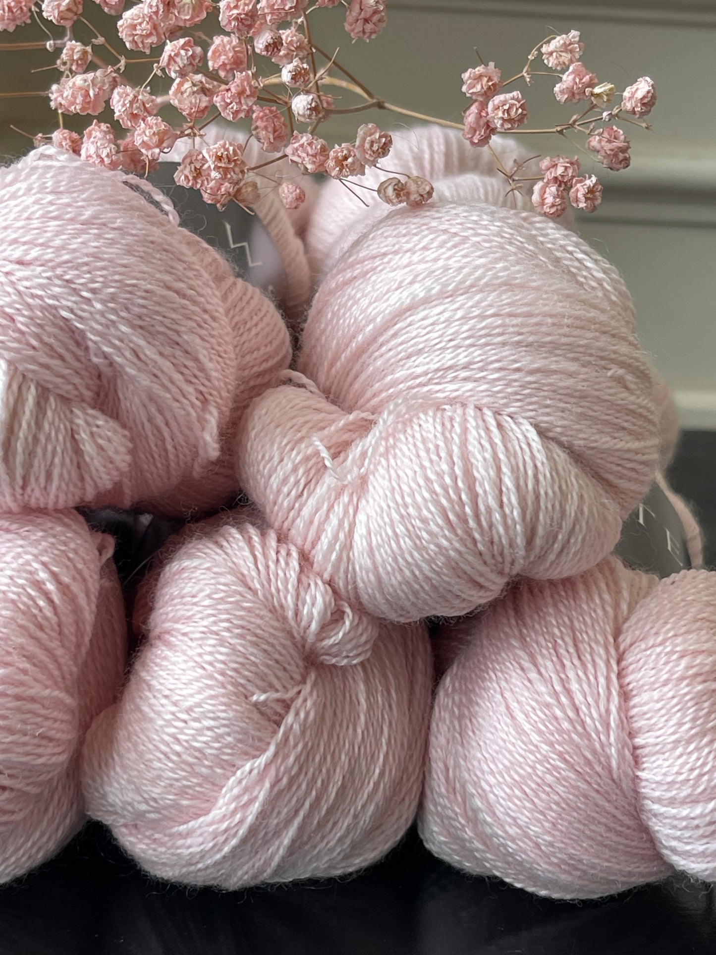 Silky Lace Merino & Soie Soft Pink