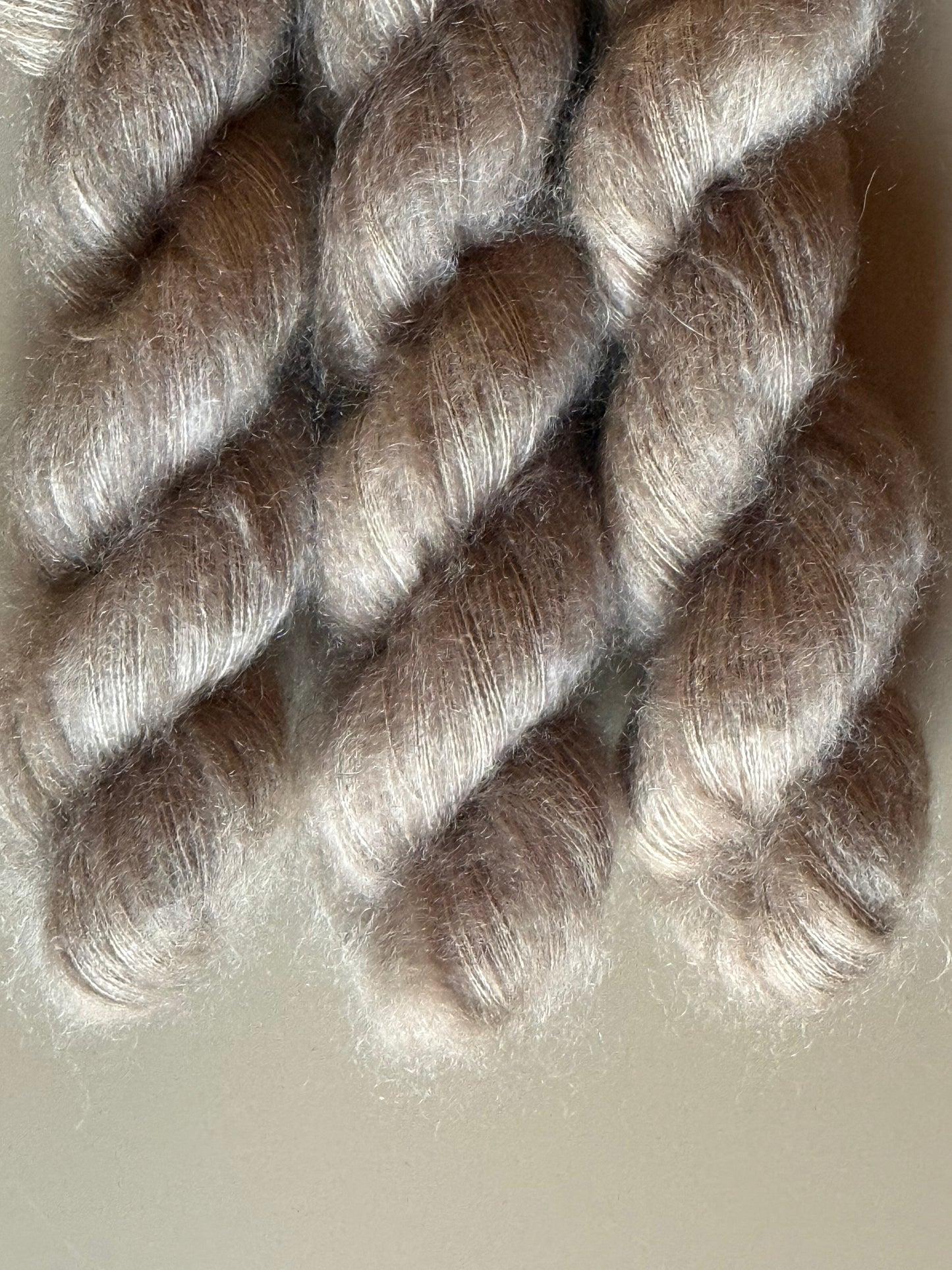 Doucette Kid Mohair & Soie Café Croissant
