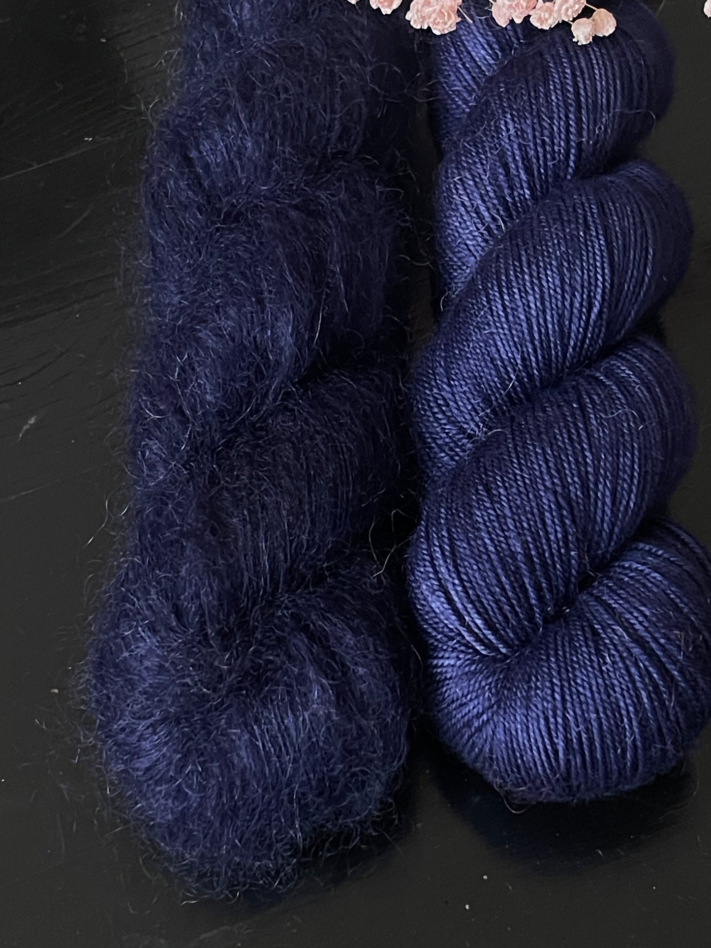 Doucette Kid Mohair & Soie Mamy Blue.