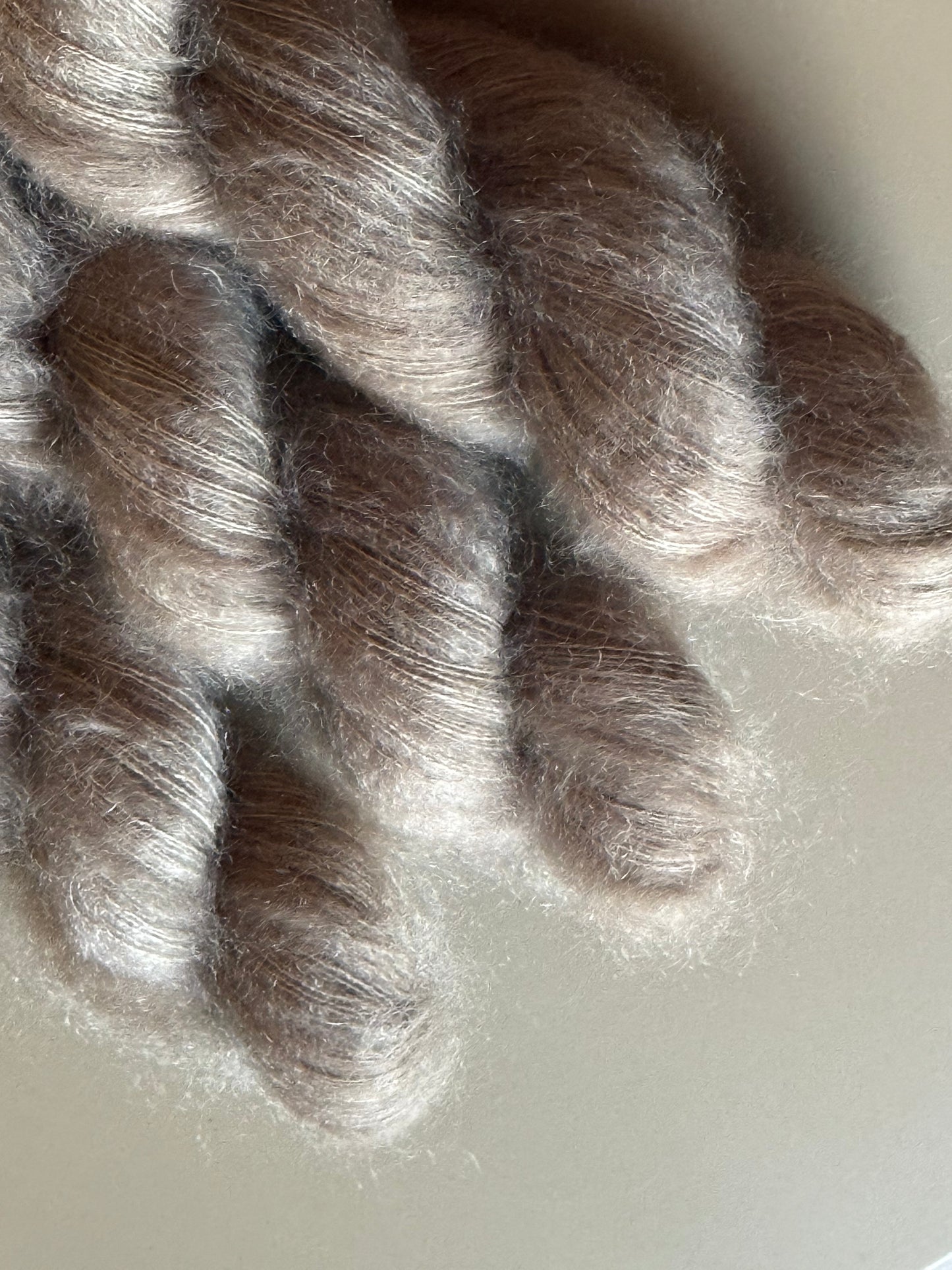 Doucette Kid Mohair & Soie Café Croissant