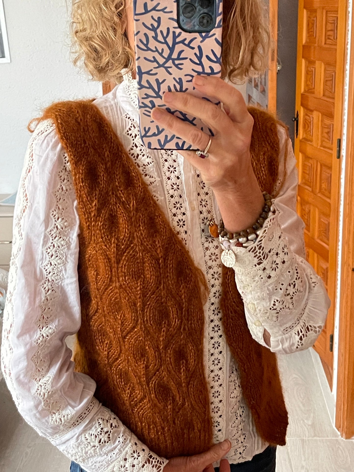 Doucette Kid Mohair & Soie Havana