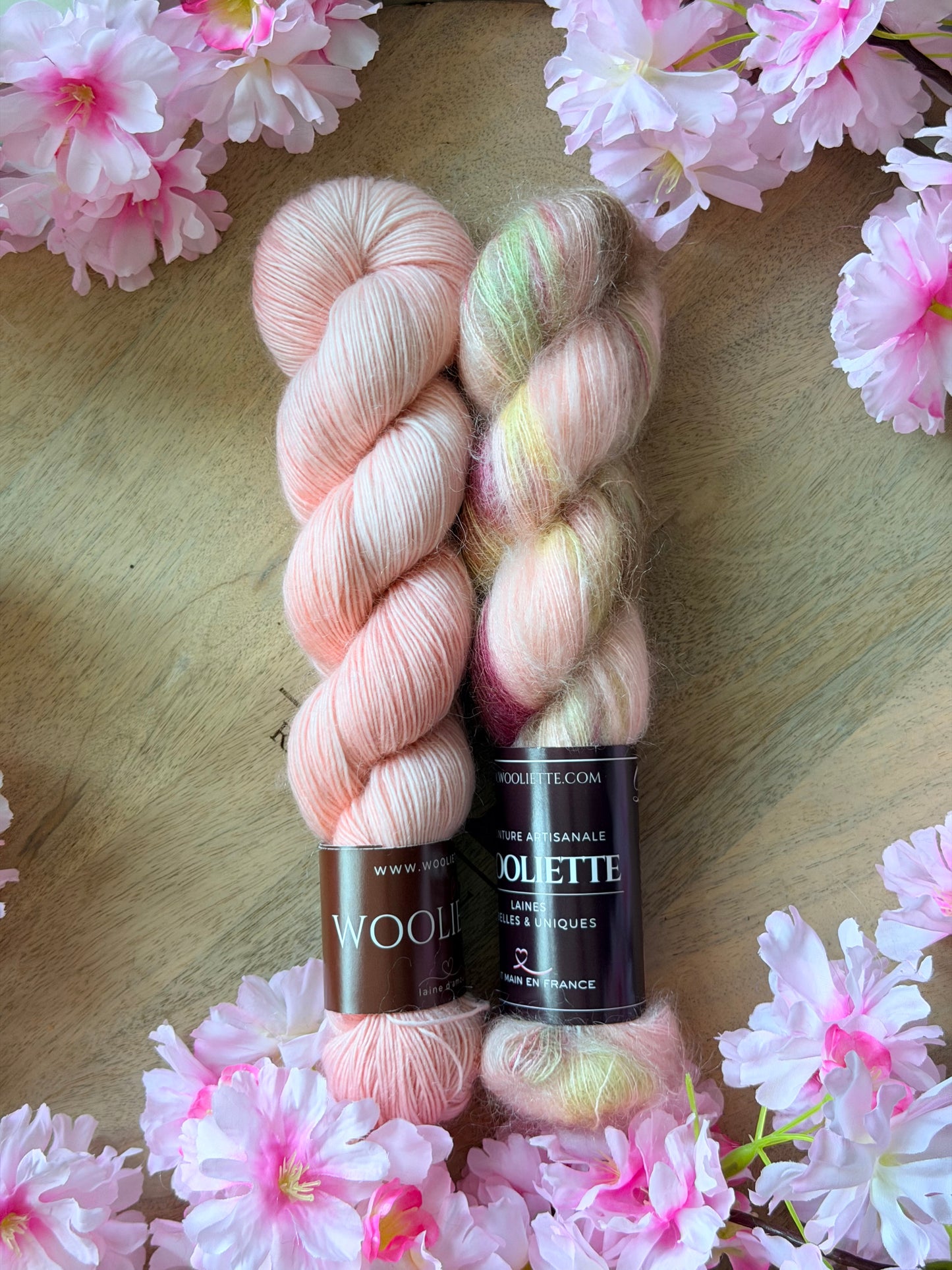 Combo Duo lace & fingering Smelling Flowers + patron gratuit