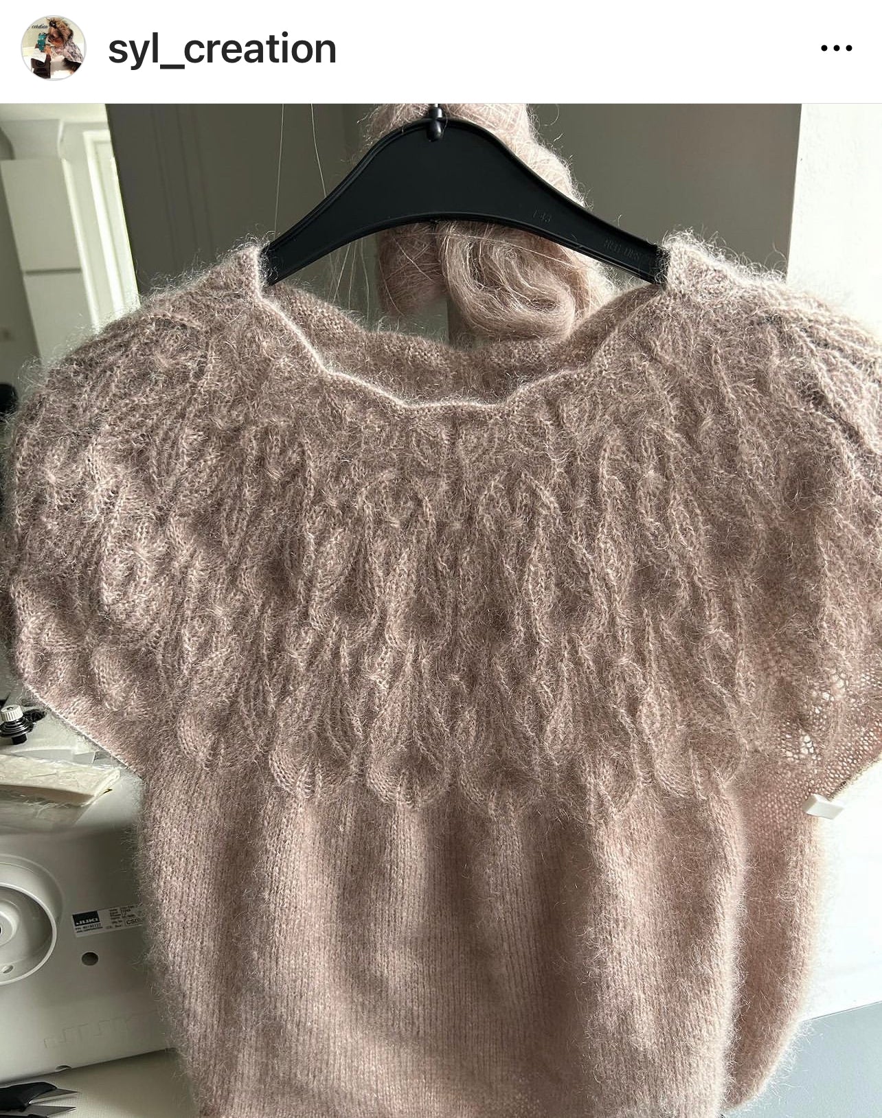 Doucette Kid Mohair & Soie Café Latte