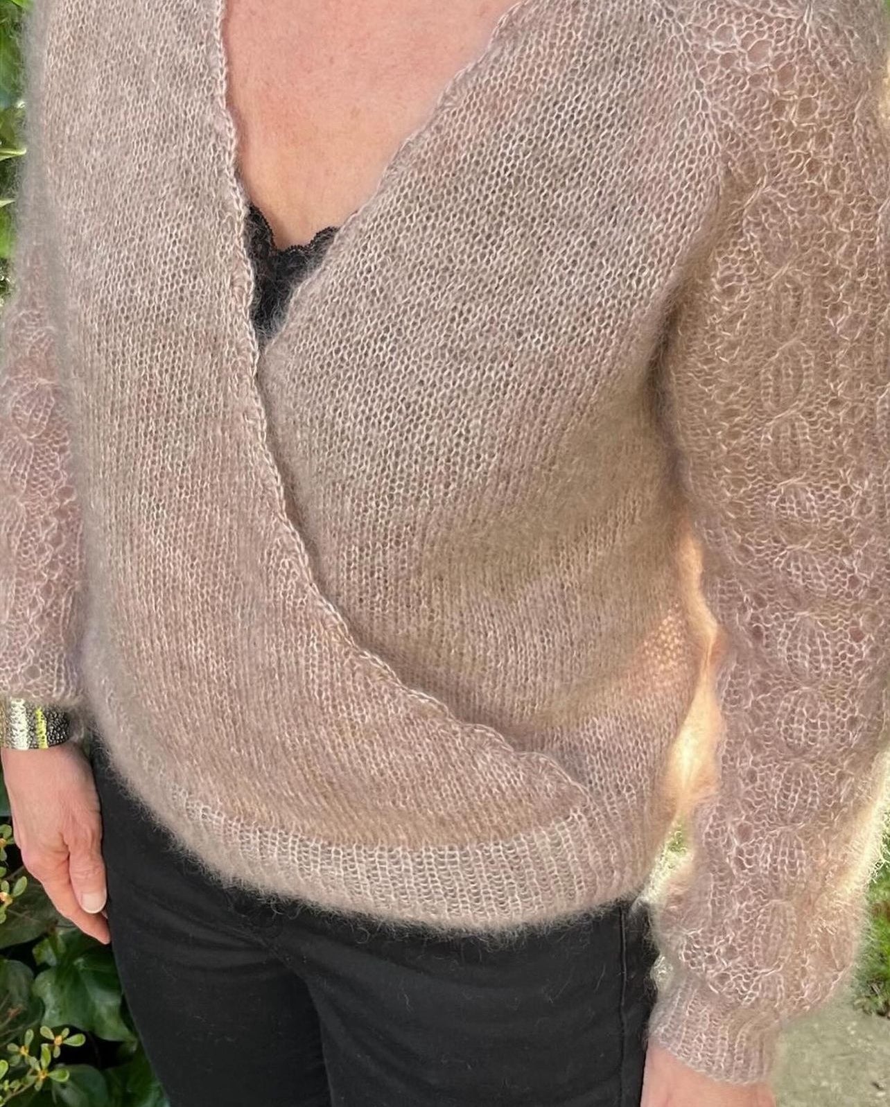 Doucette Kid Mohair & Soie Café Latte