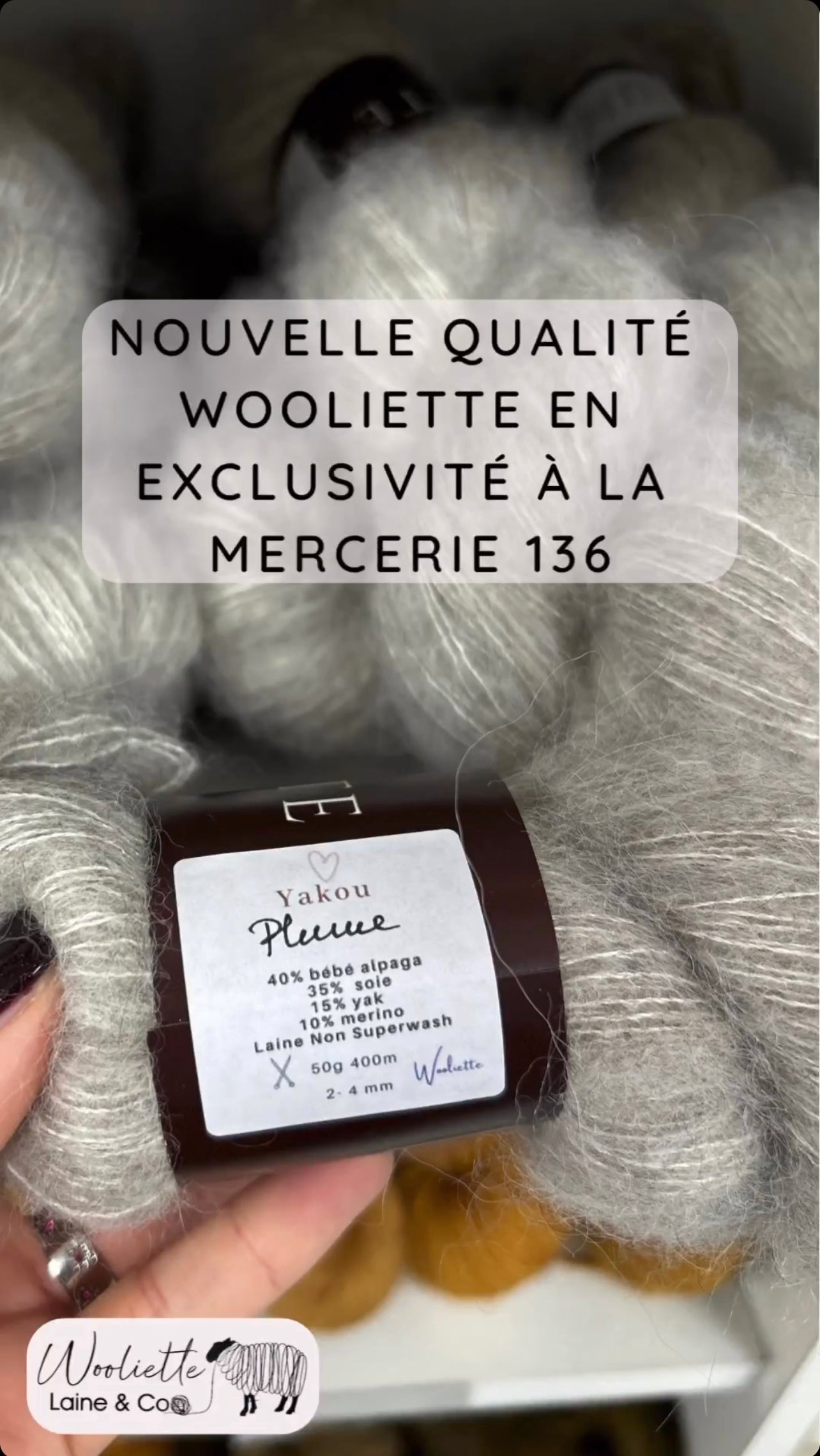YAKOU Gris plume