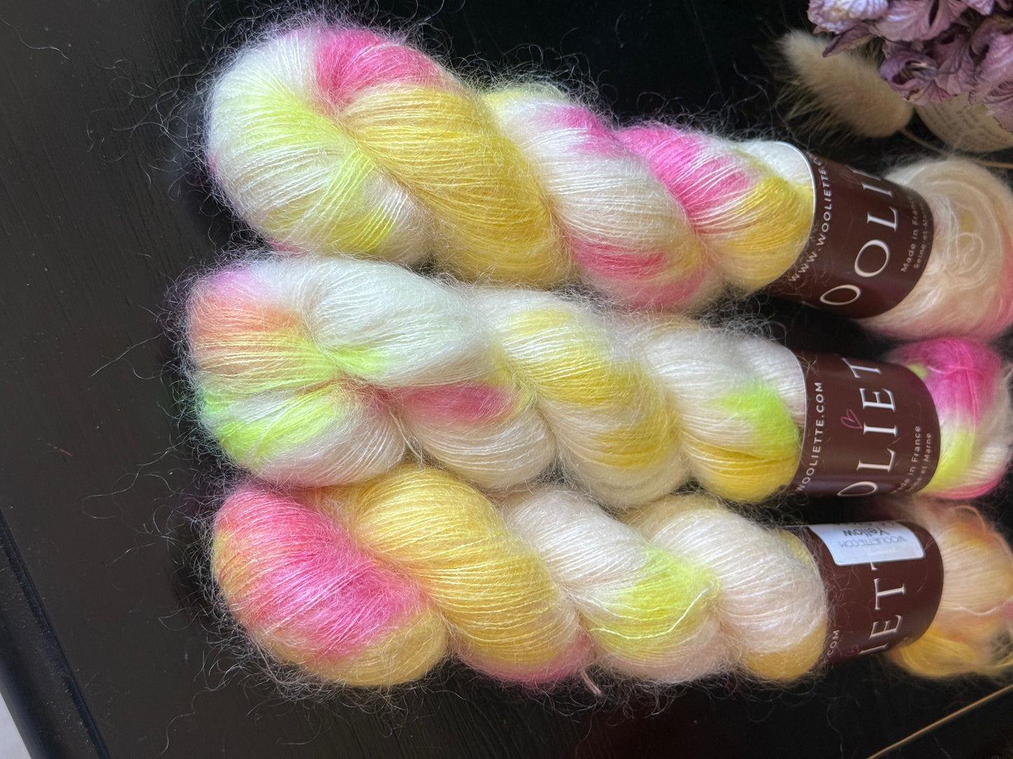 Doucette Kid Mohair & Soie Happy Colours Yellow Stone