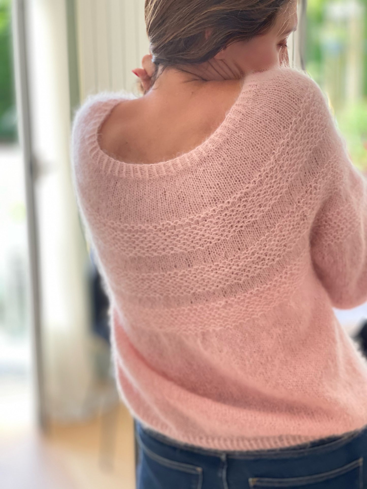 Doucette Kid Mohair & Soie Soft Pink