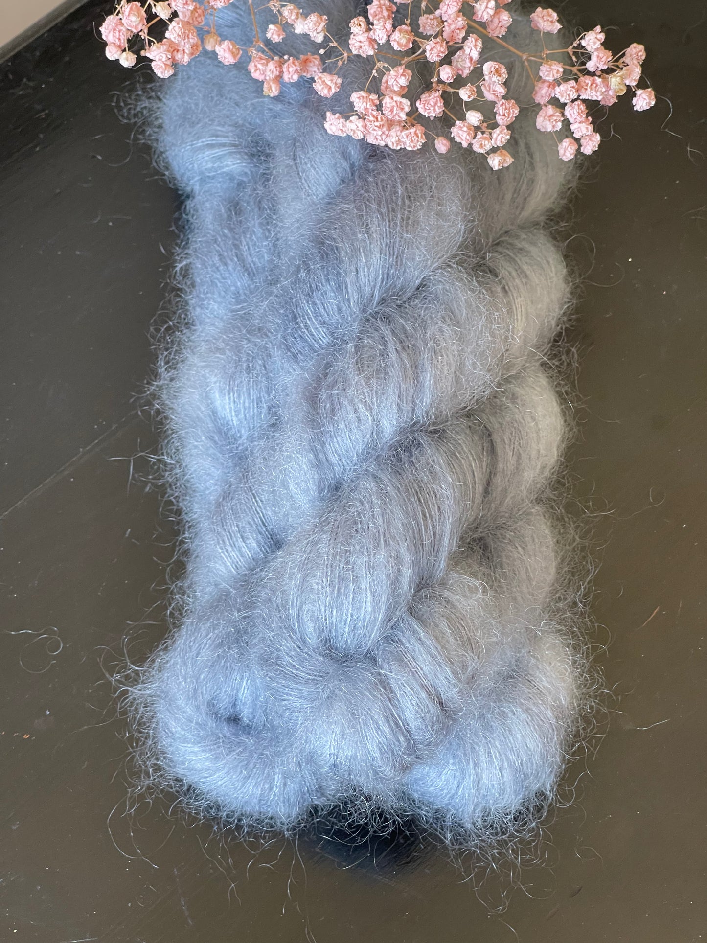 Doucette Kid Mohair & Soie Greyish