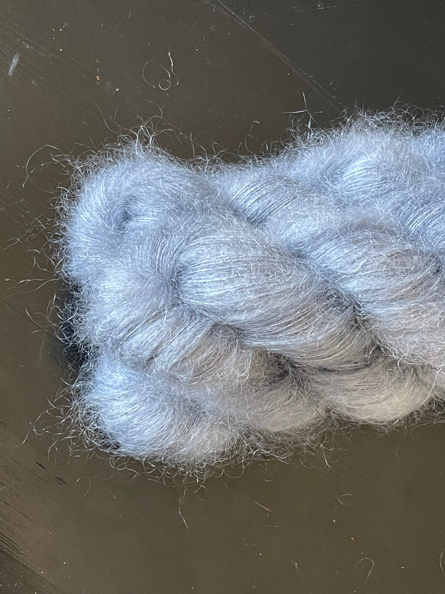 Doucette Kid Mohair & Soie Greyish