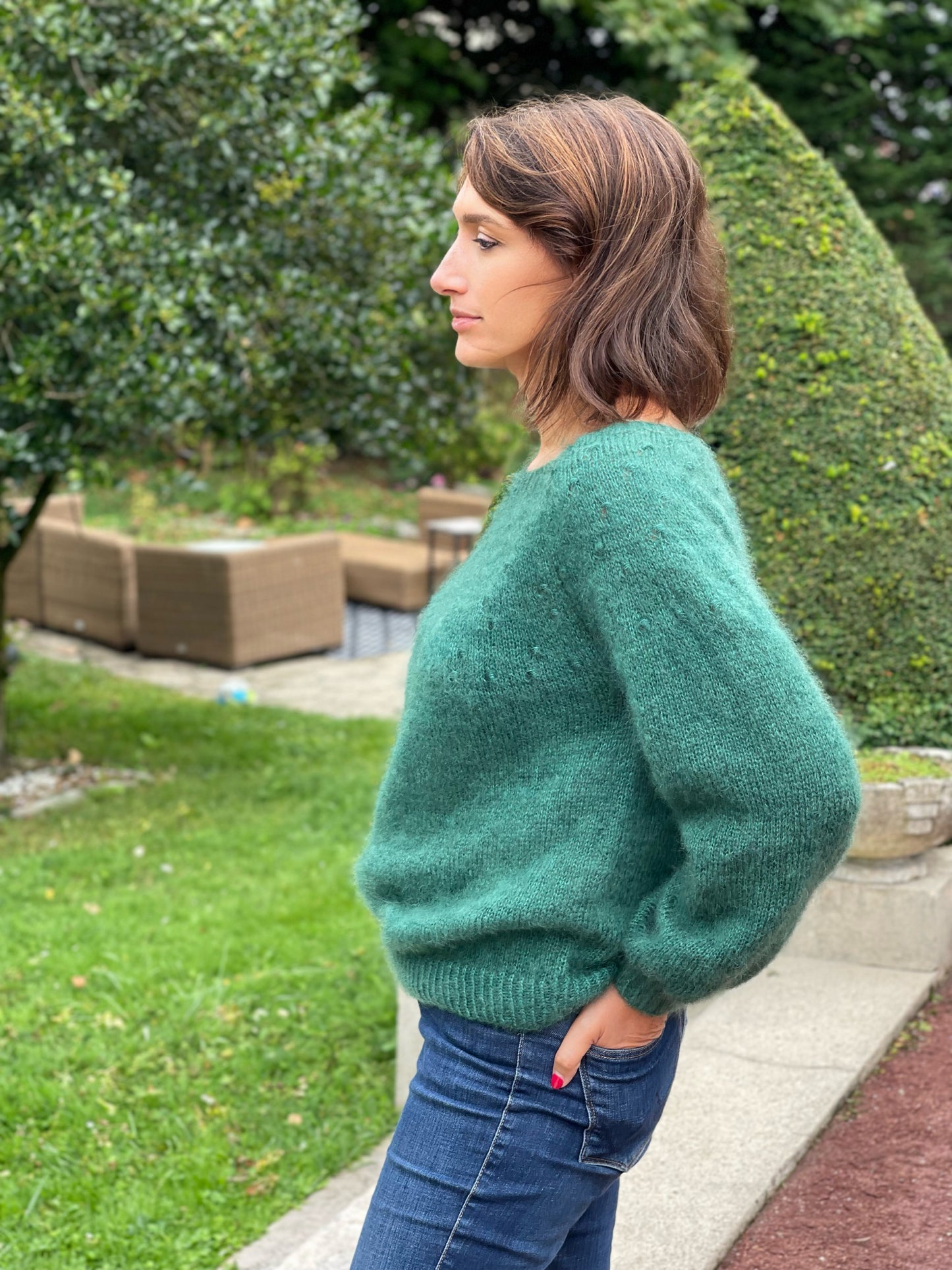 Doucette Kid Mohair & Soie Forest