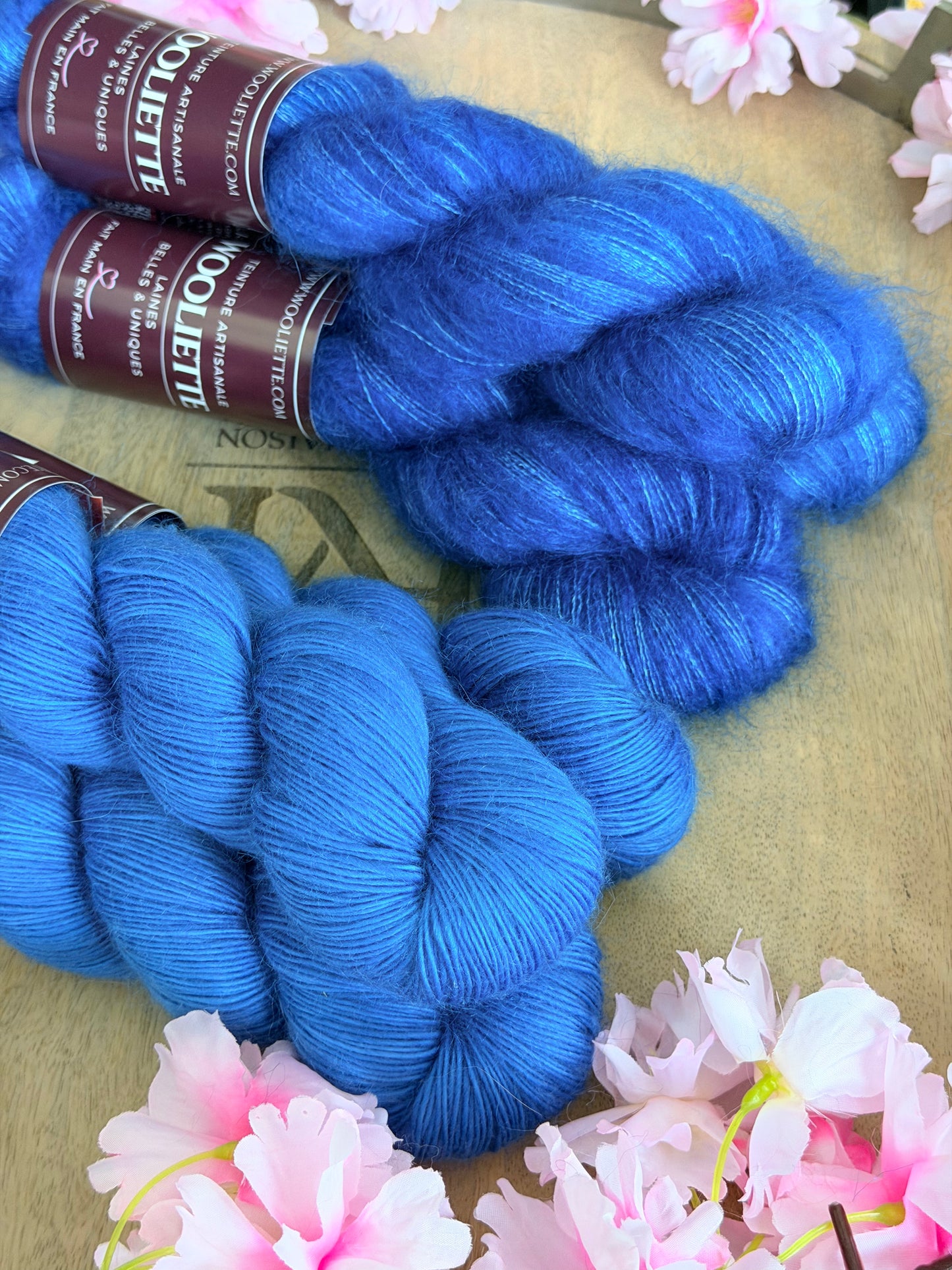 Laine artisanale Doucette Kid Mohair & Soie Alhambra