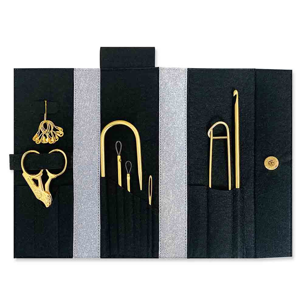 Pony Chazidra Golden Set Accessoires tricot et crochet