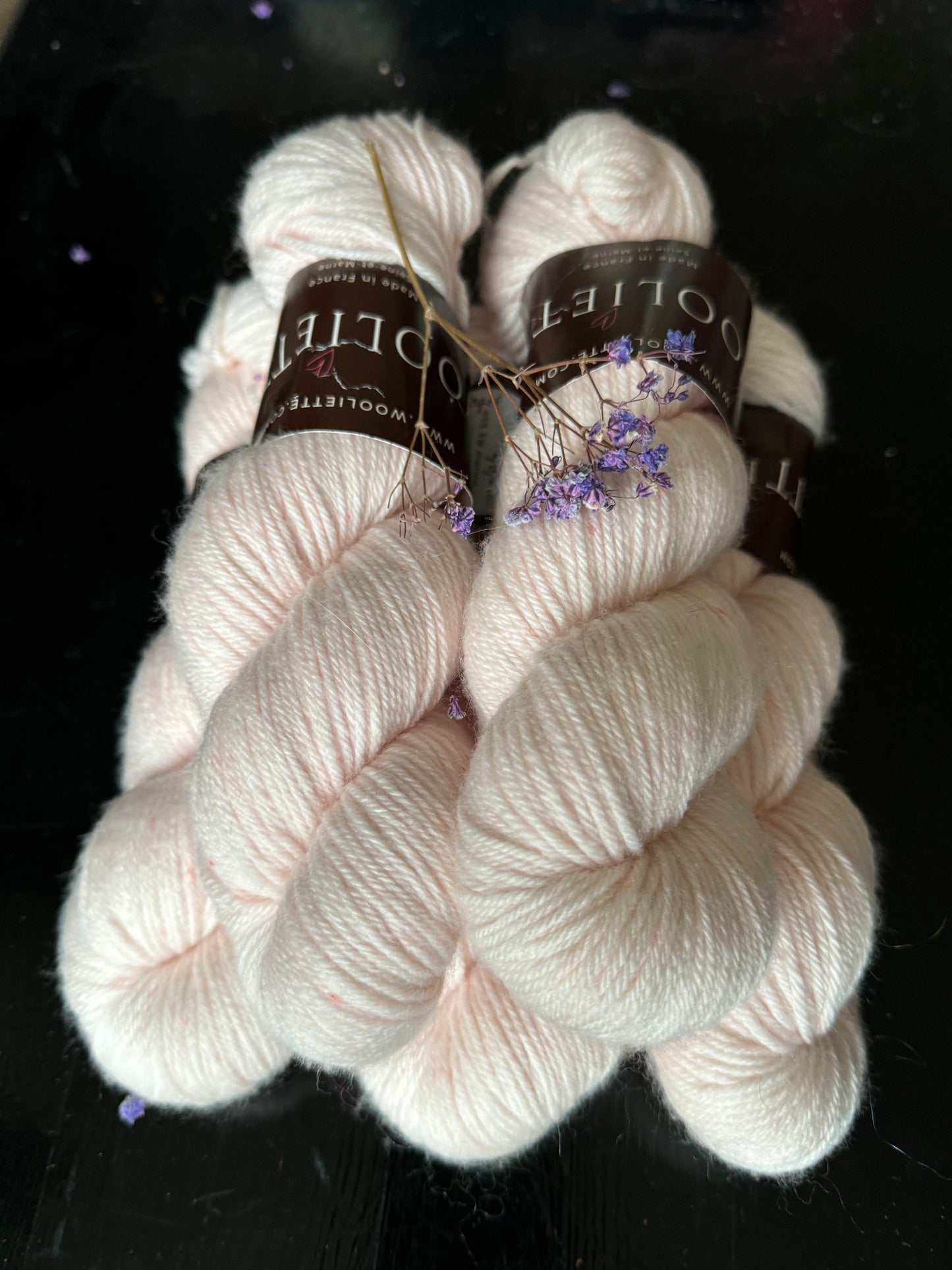 Laine Cybele DK mérinos nylon écrue Neige non teinte Wooliette
