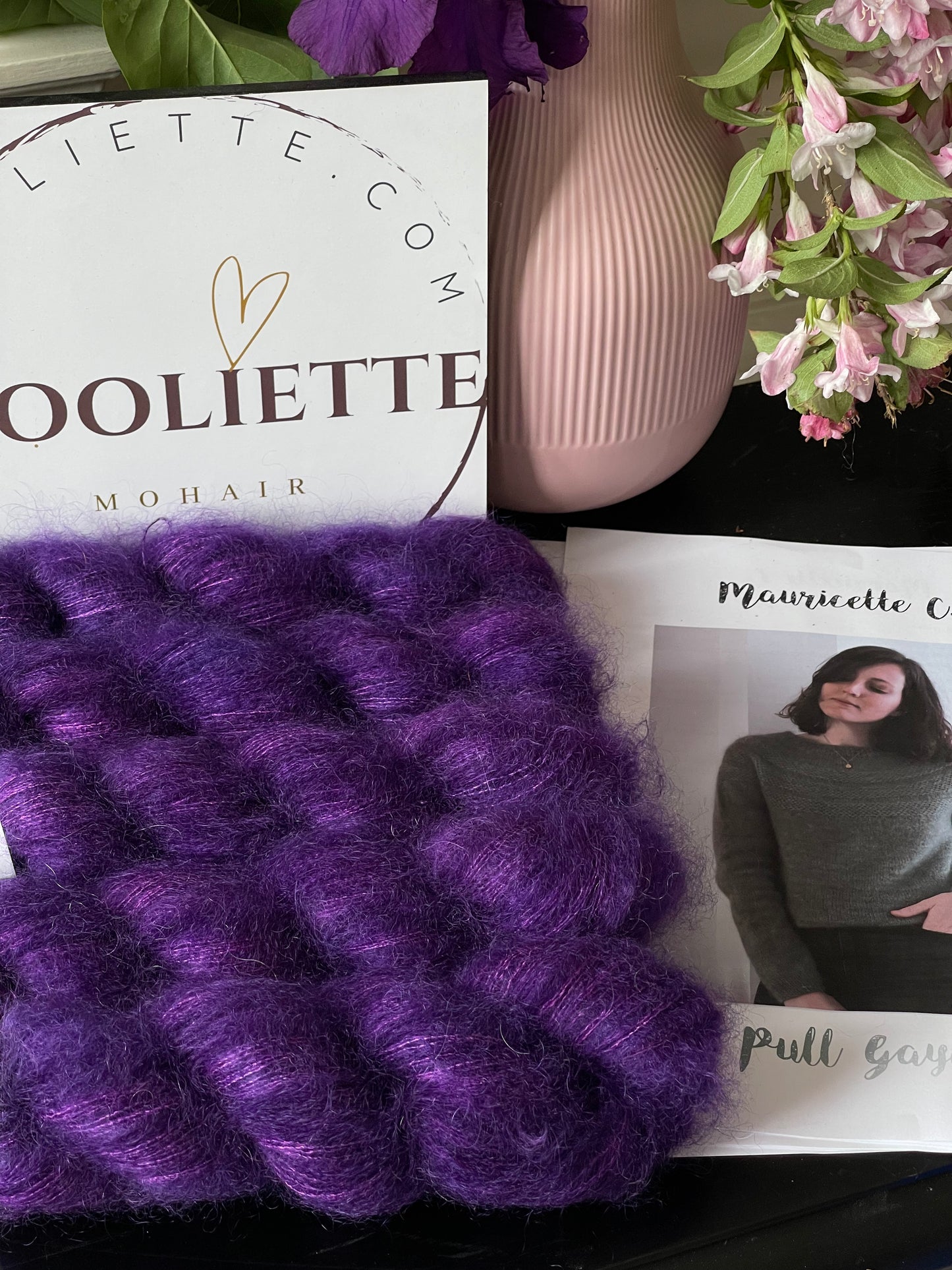 Doucette Kid Mohair & Soie Happy Colours Iris