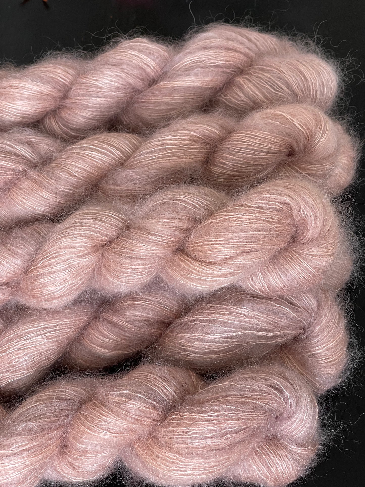 Doucette Kid Mohair & Soie Mellow Pink