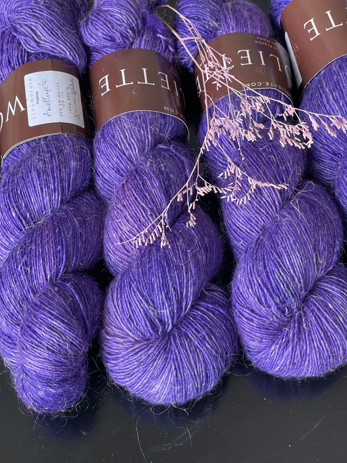 Linamorata Améthyste Merino & Lin