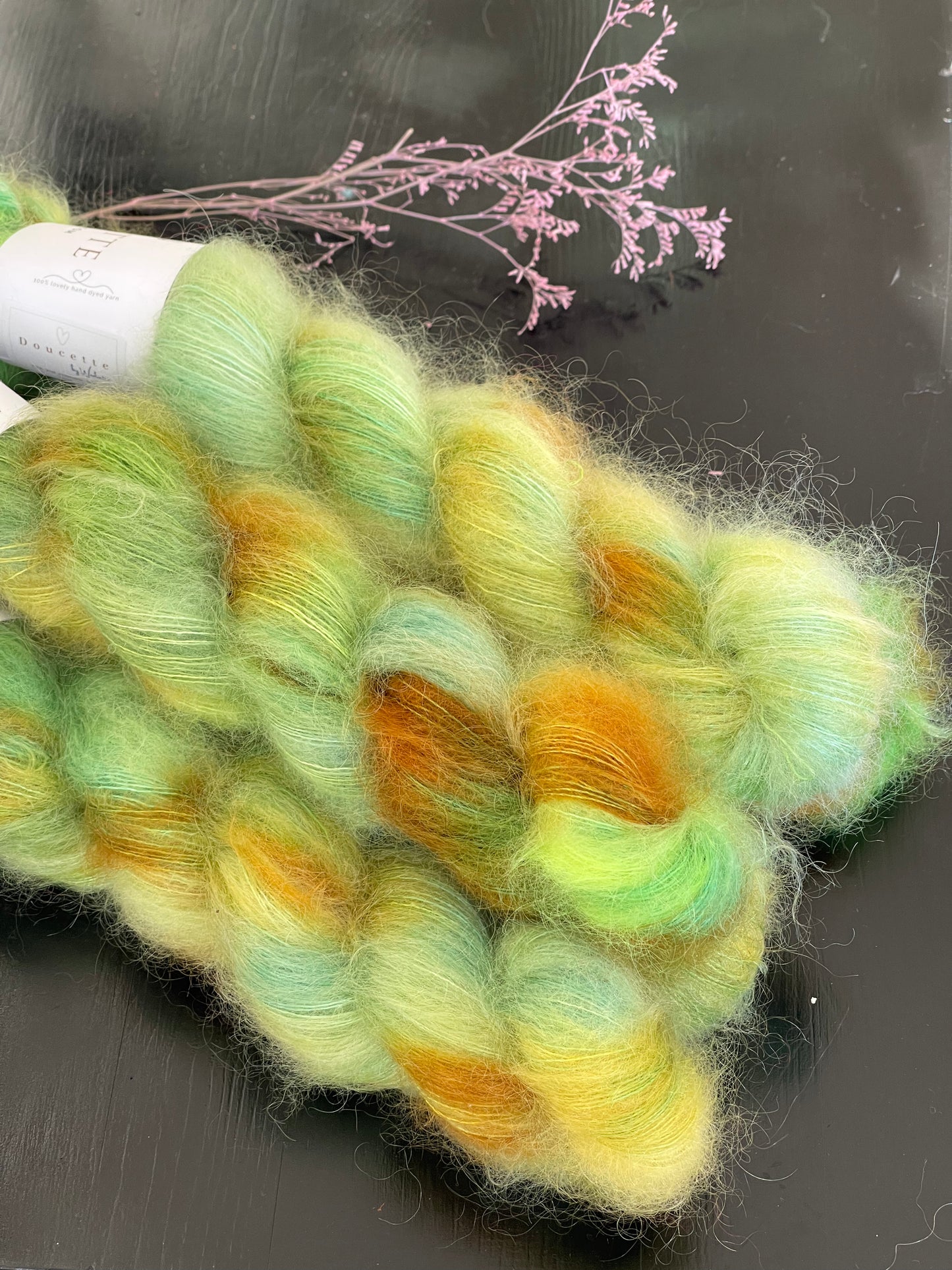 Doucette Kid Mohair & Soie Happy Colours Green Piz