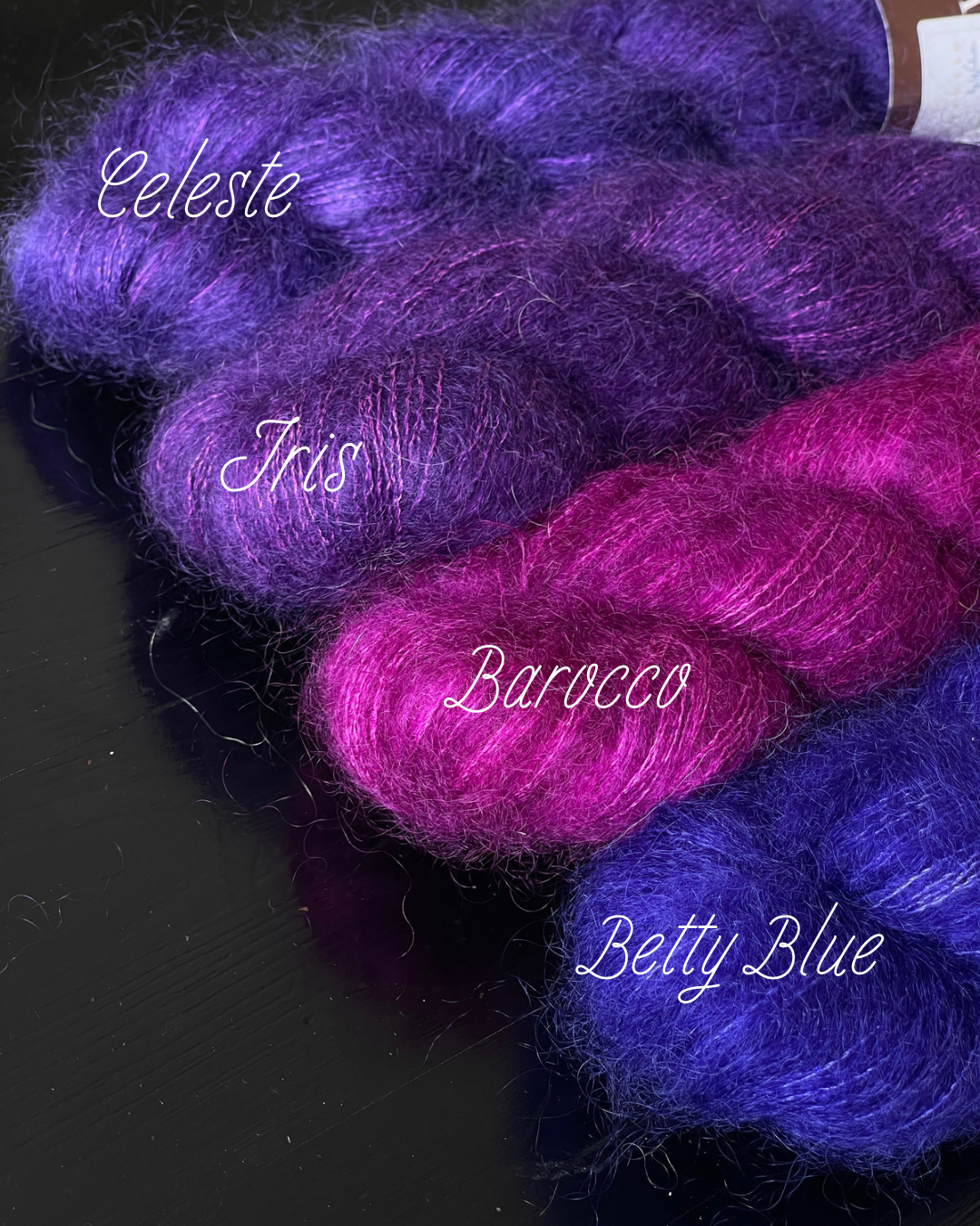 Doucette Kid Mohair & Soie Betty Blue
