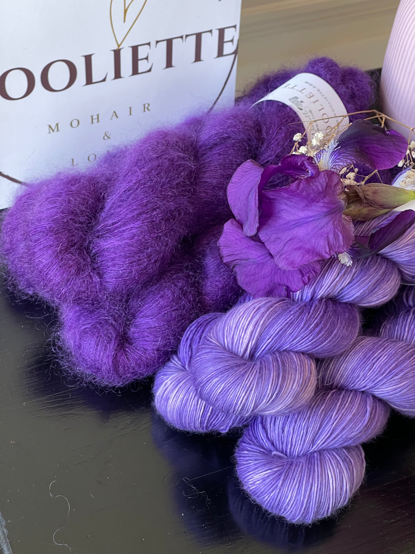 Felicia Single merino fingering Iris Nuance