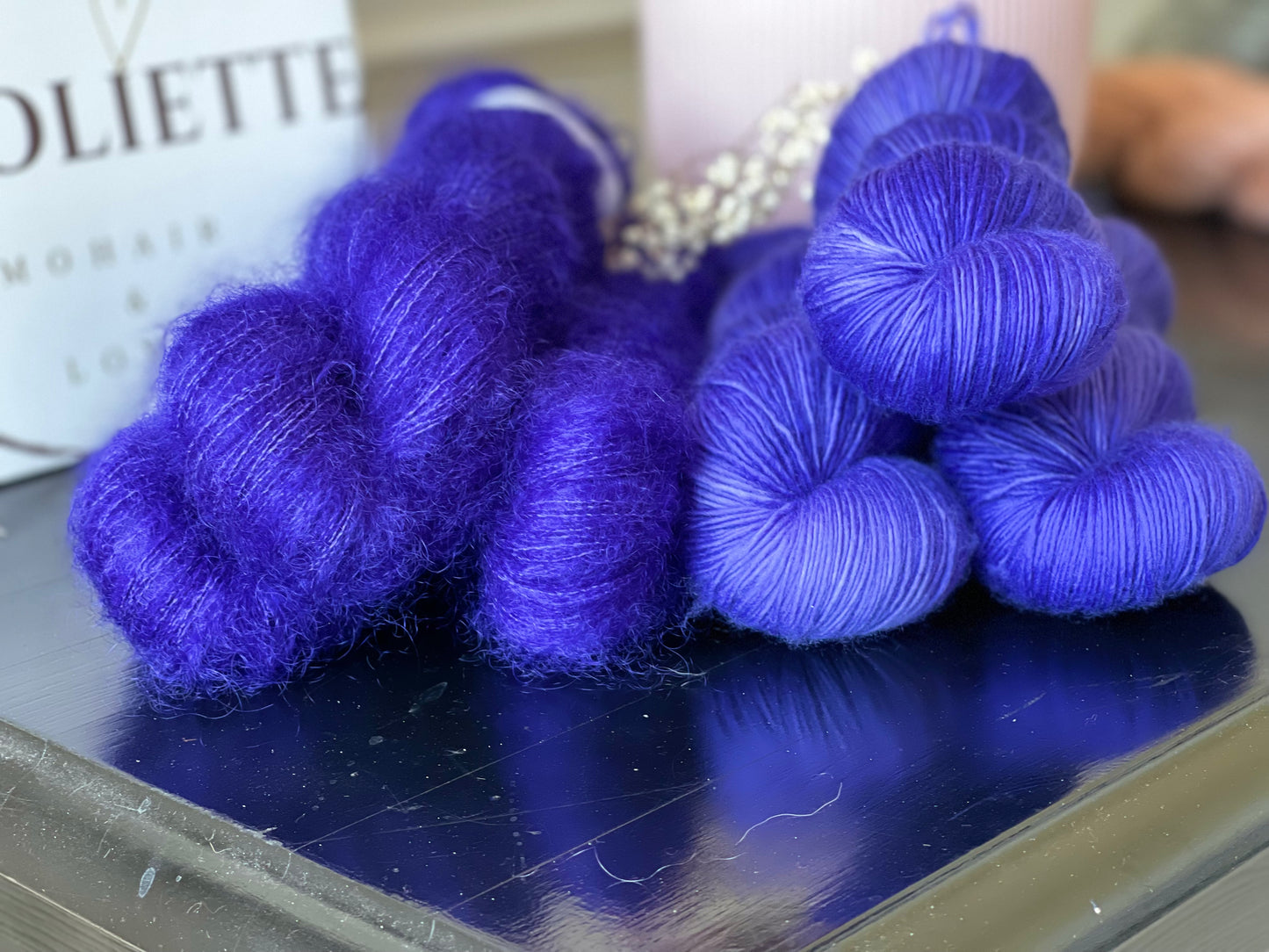 Doucette Kid Mohair & Soie Betty Blue