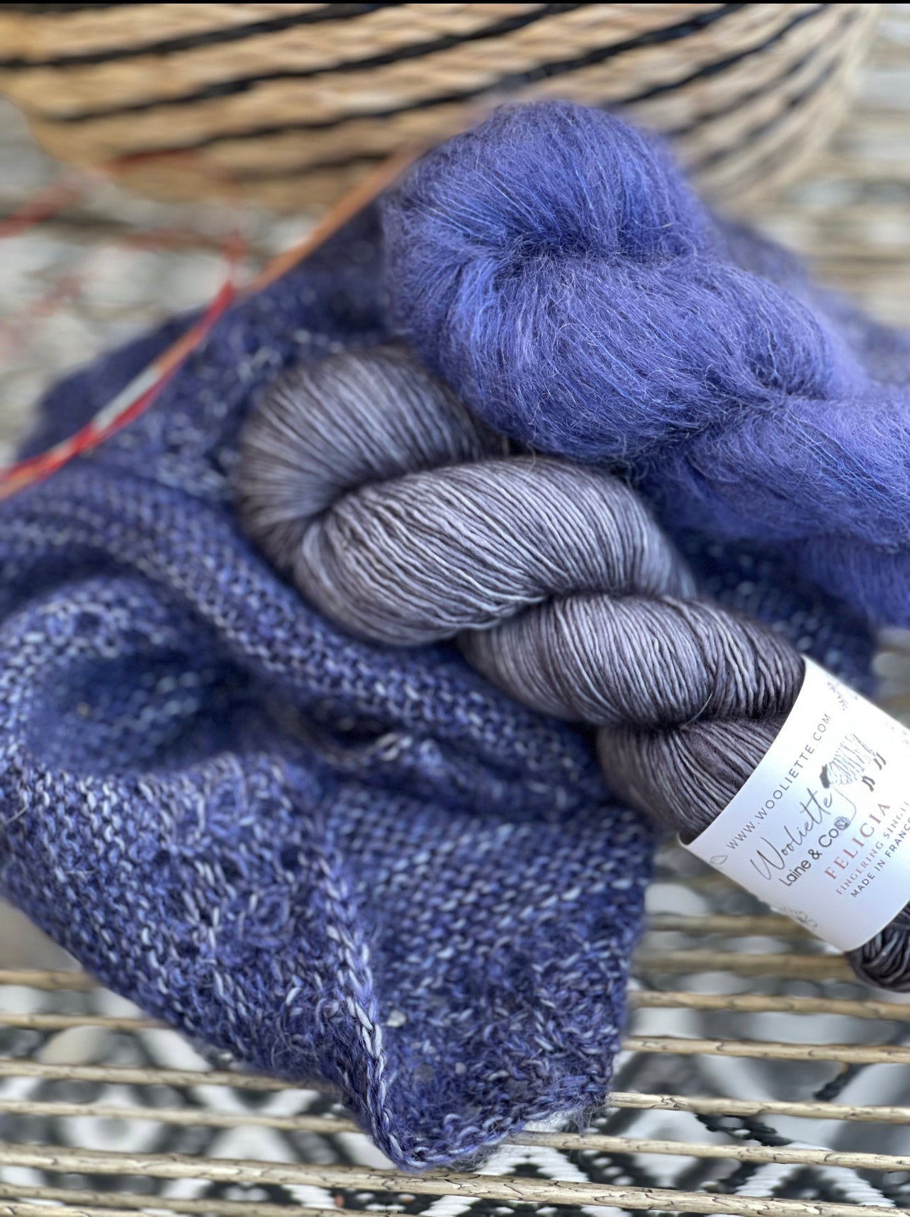 Kit Châle Neroli Star Grey Patron Offert