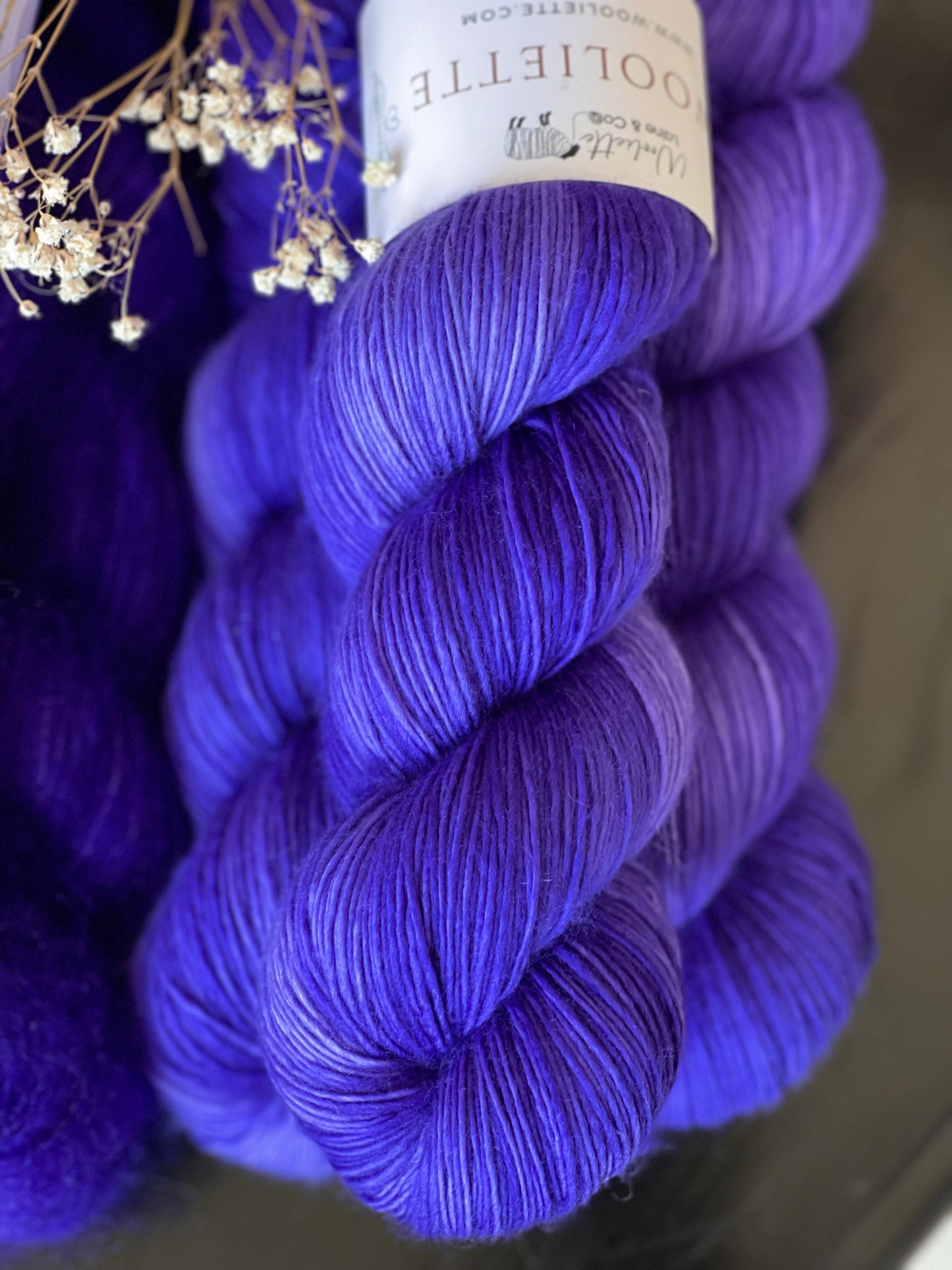 Felicia Single merino fingering Betty Blue