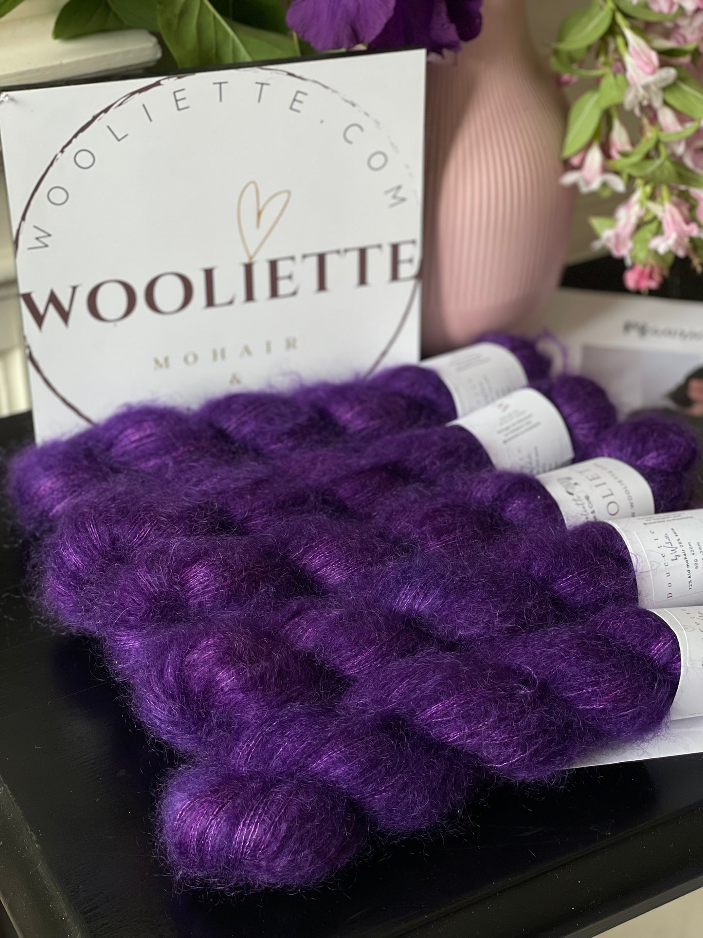 Doucette Kid Mohair & Soie Happy Colours Iris