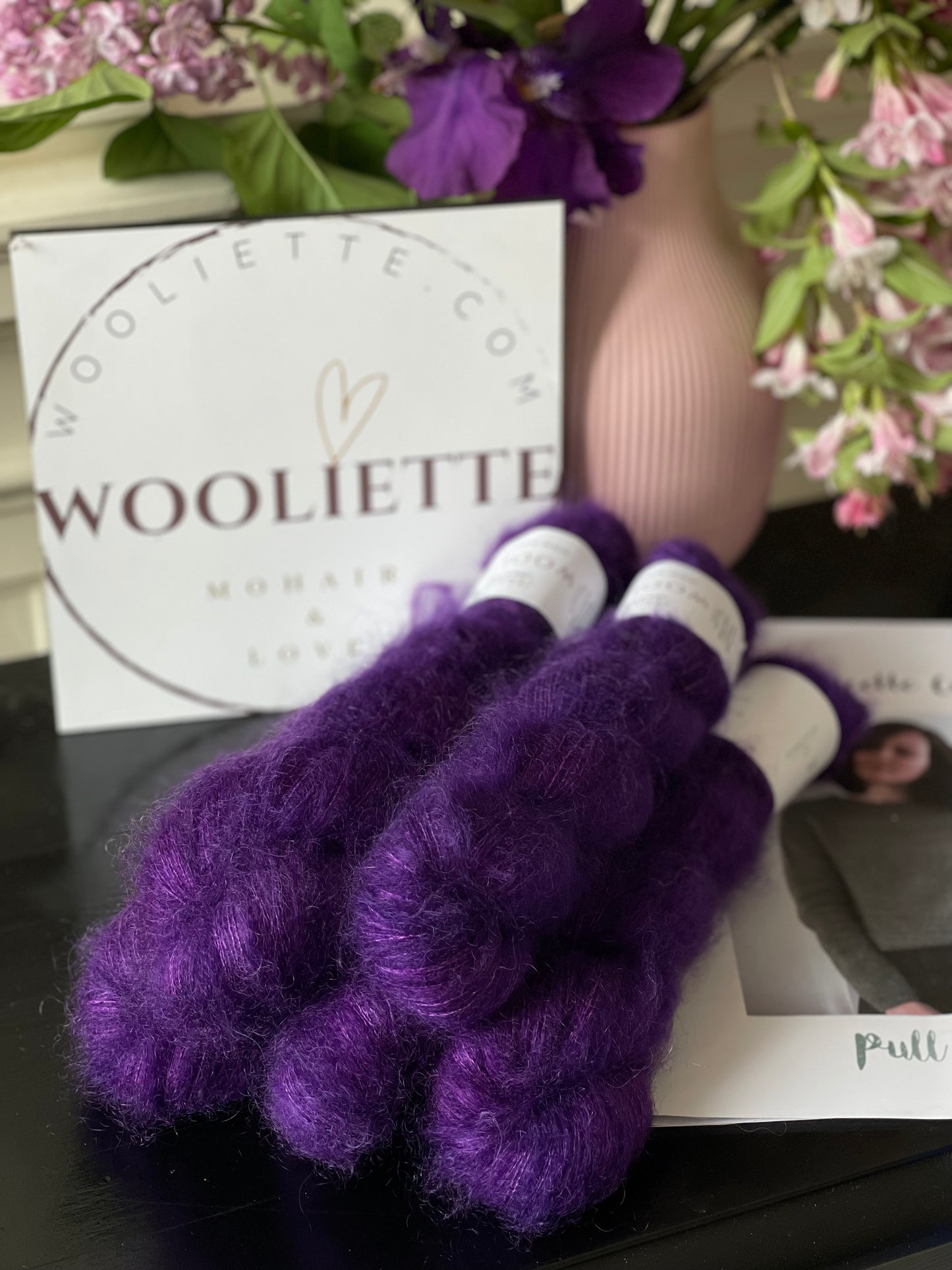 Doucette Kid Mohair & Soie Happy Colours Iris