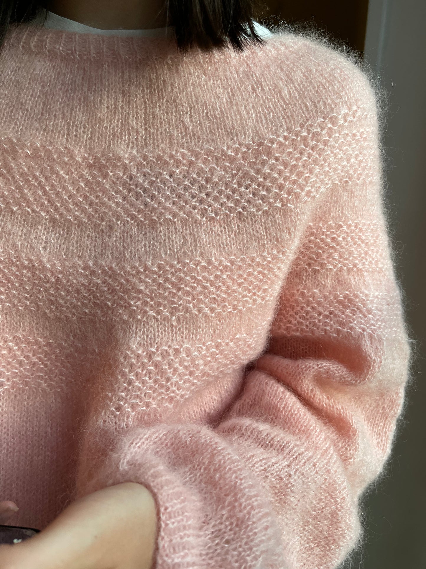 Doucette Kid Mohair & Soie Soft Pink
