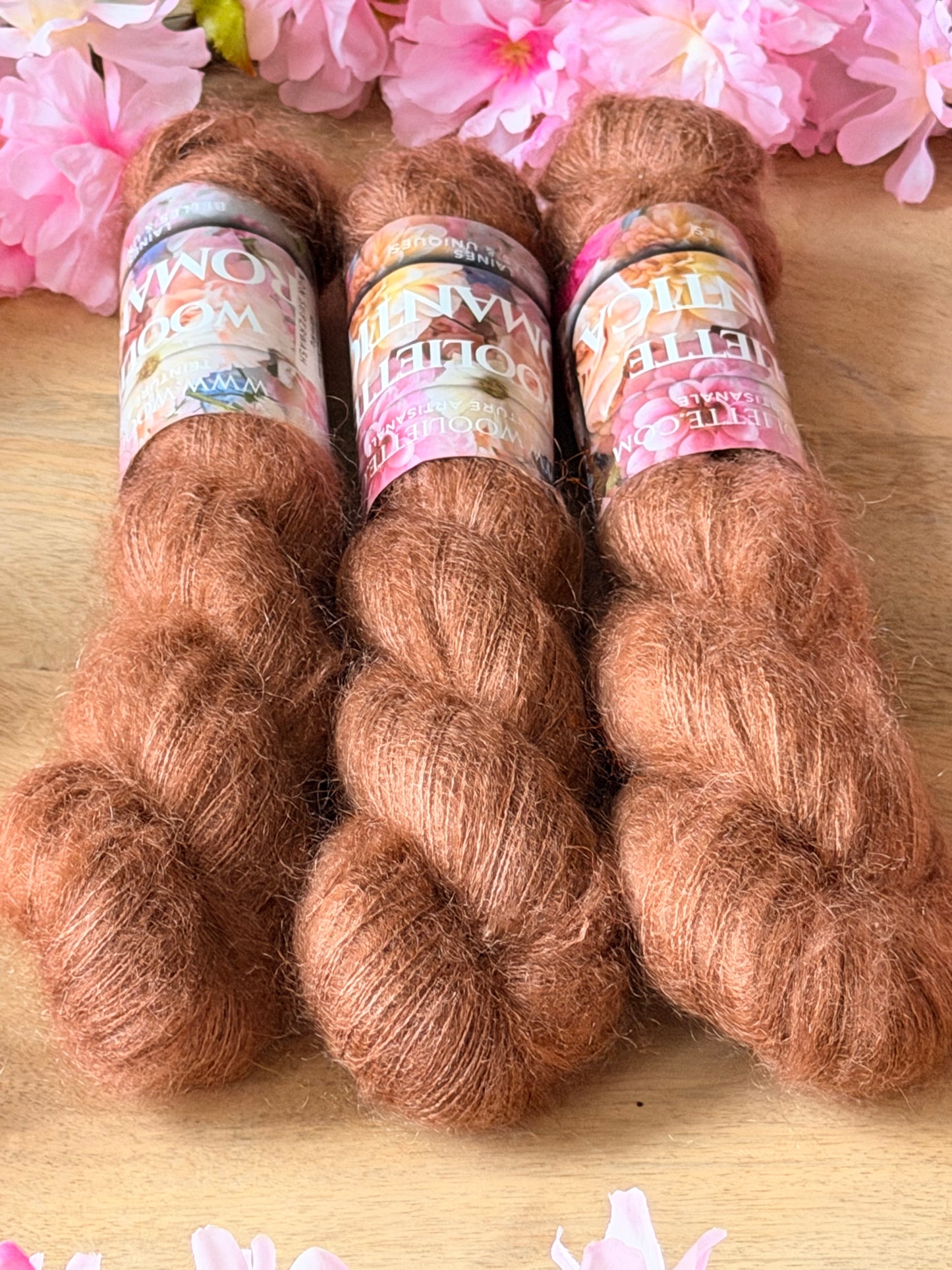 Laine artisanale Doucette Kid Mohair & Soie Trinidad