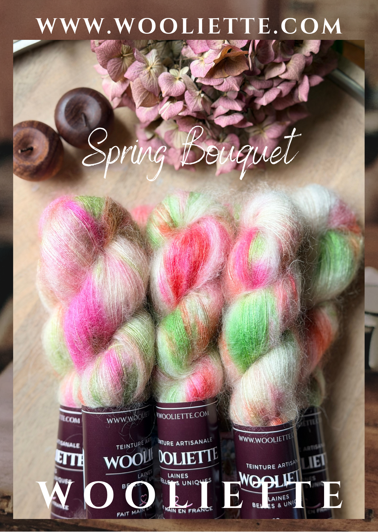 Doucette Kid mohair et soie Spring Bouquet
