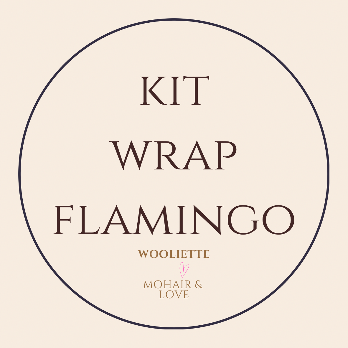 Kit Wrap Flamingo DK Alpaga