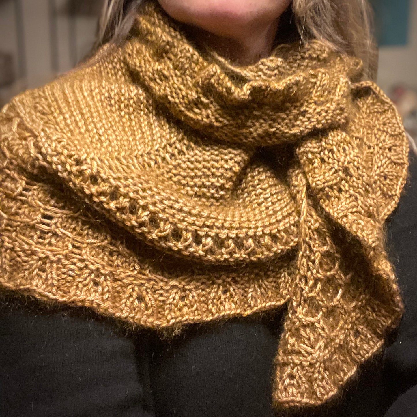 Châle Honey Patron tricot PDF Français