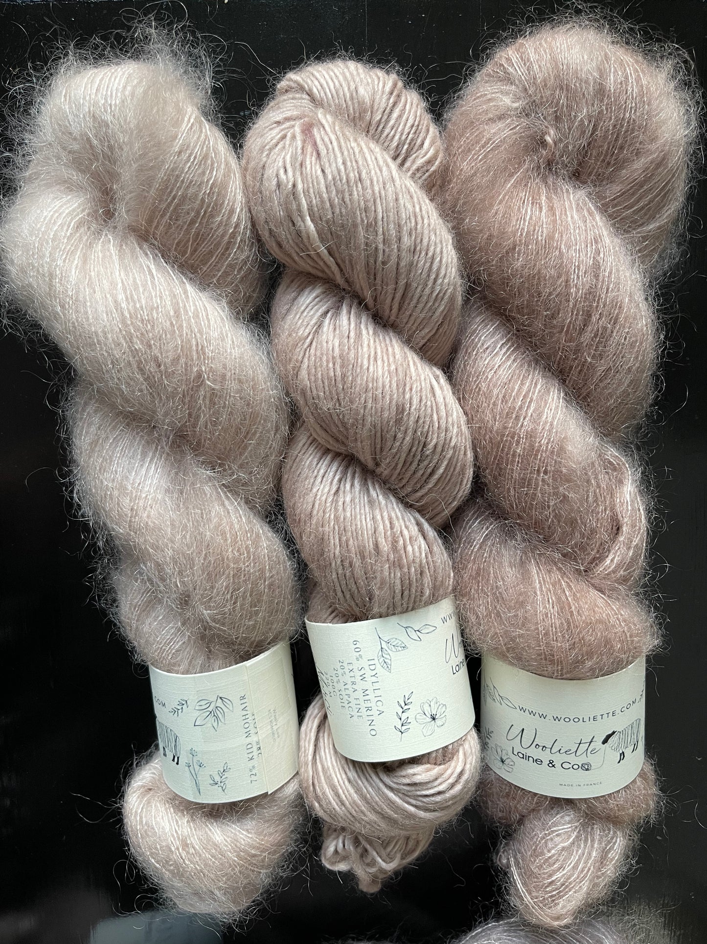 DK Idyllica Alpaga Merino Soie Café Latte