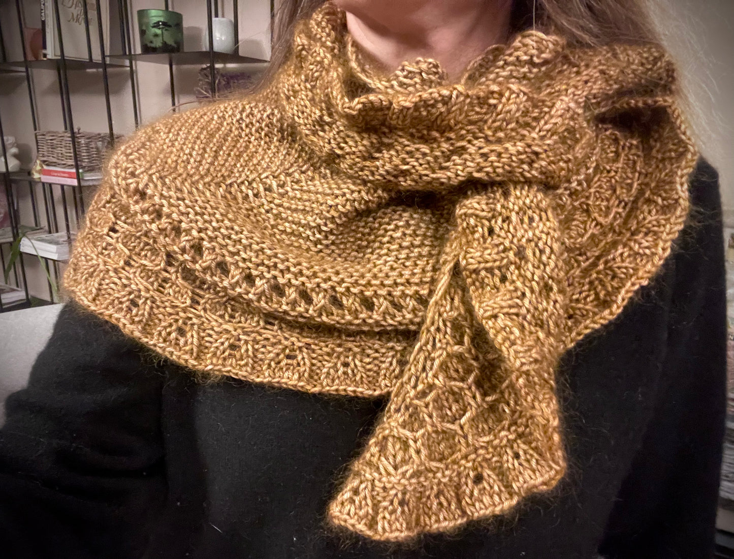 Châle Honey Patron tricot PDF Français