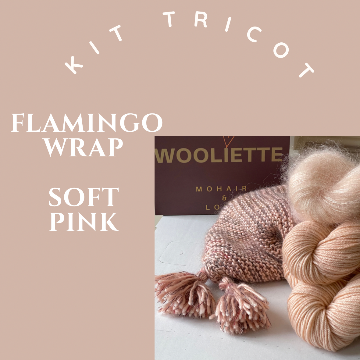 Kit Wrap Flamingo DK Alpaga