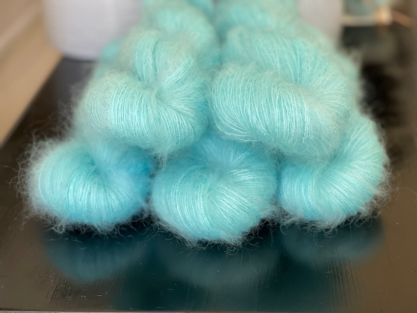 Doucette Kid Mohair & Soie Lagon