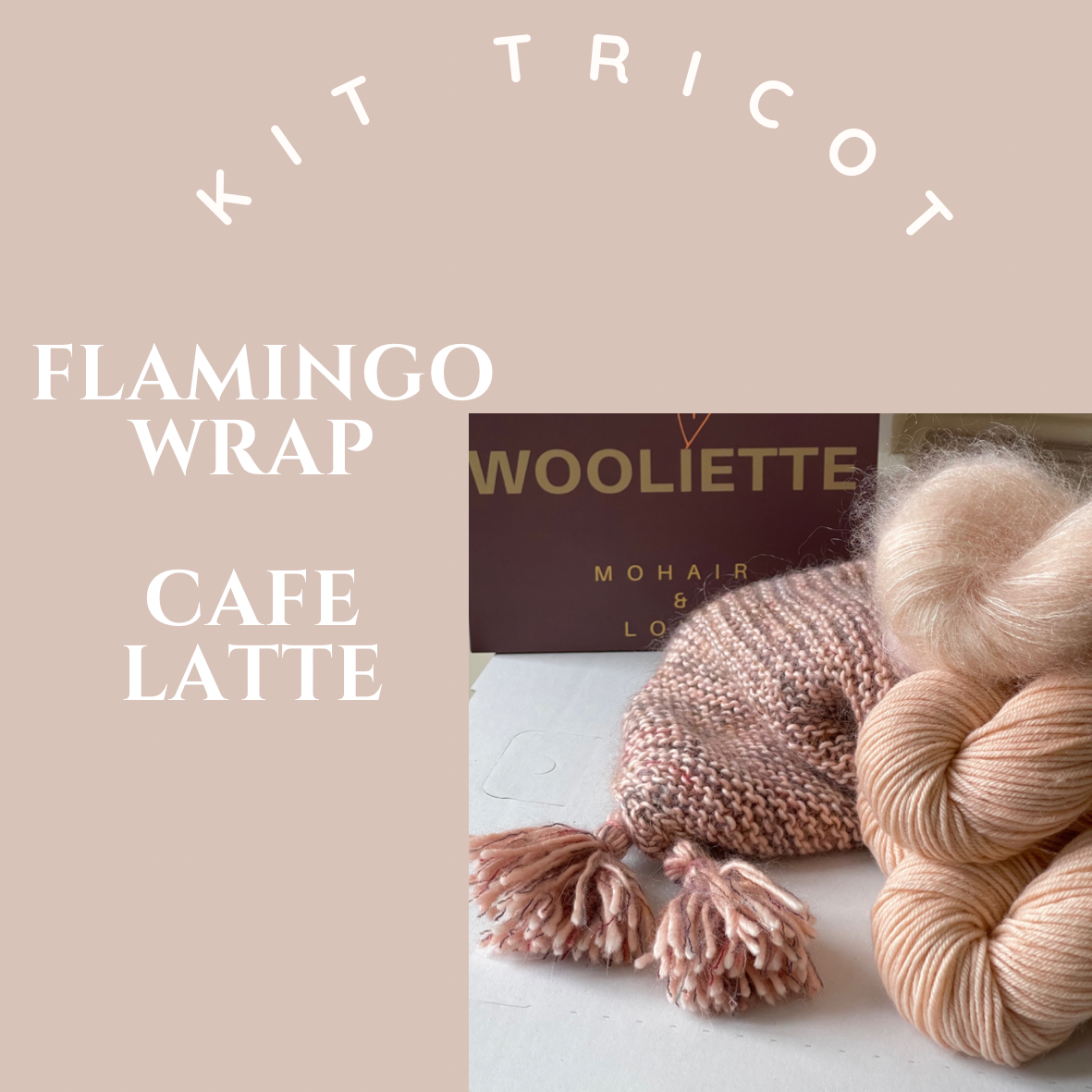Kit Wrap Flamingo DK Alpaga