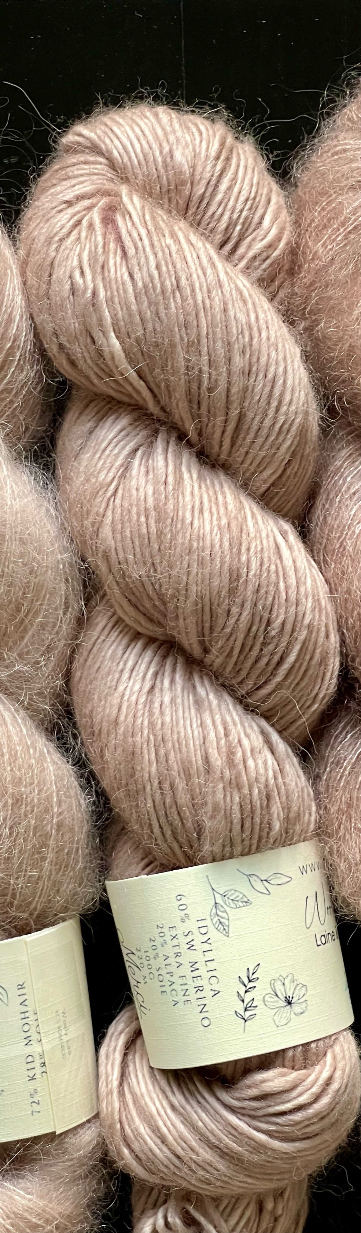 DK Idyllica Alpaga Merino Soie Café Latte